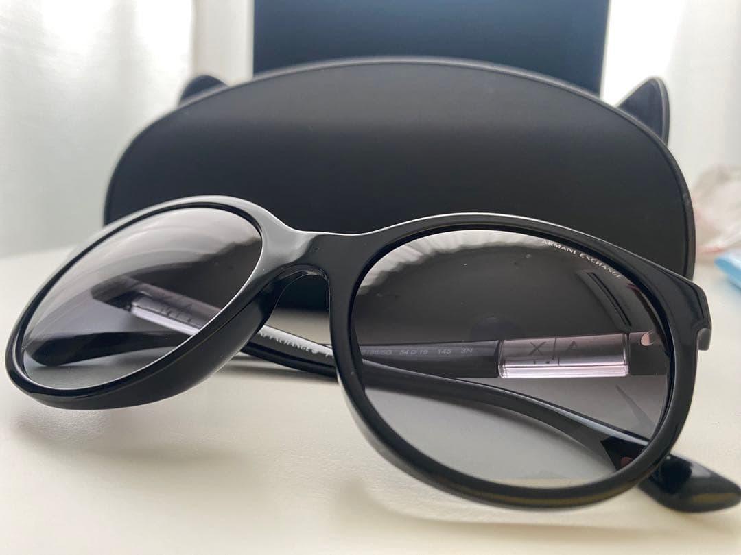 Armani Exchange Black Sunglasses Unisex