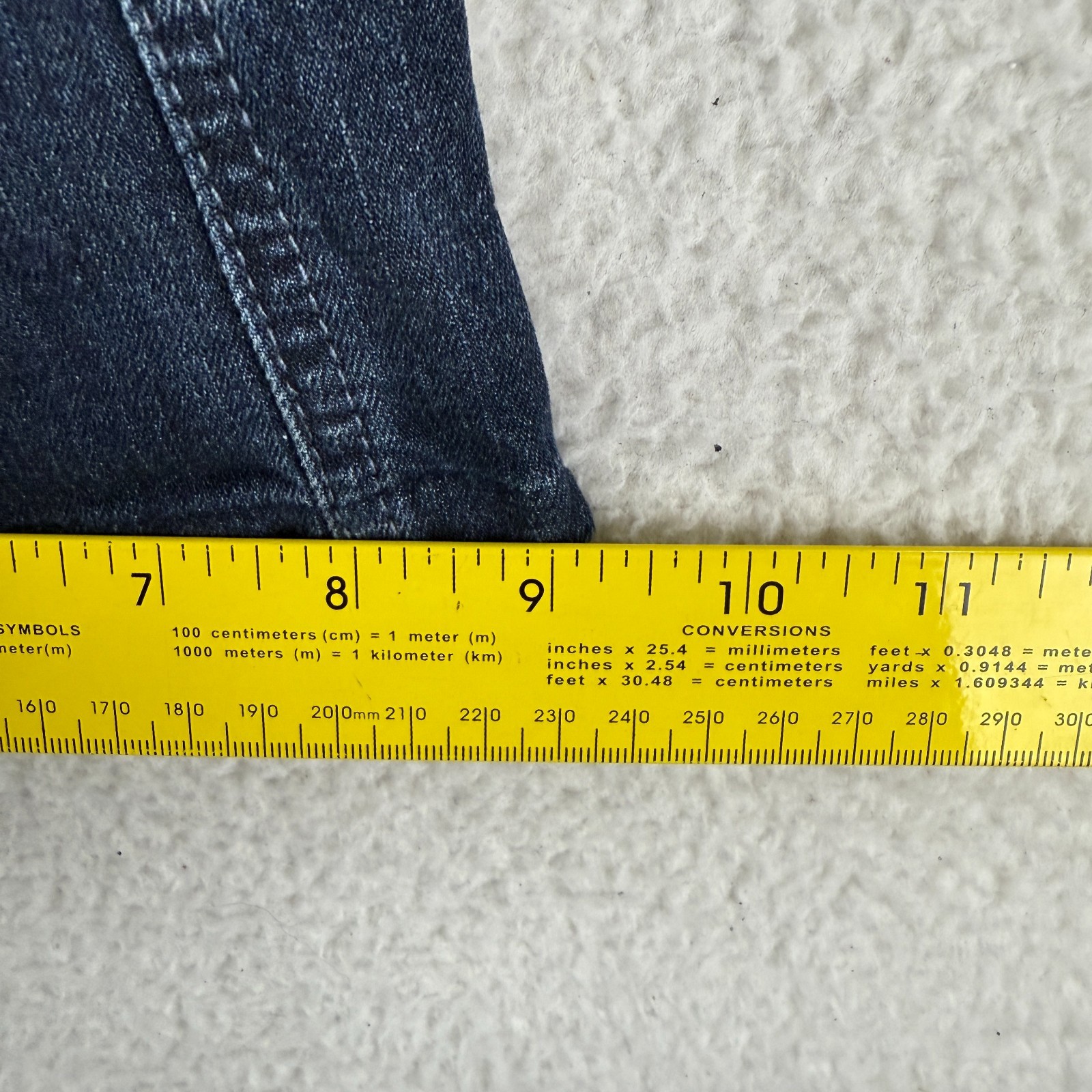 7 For All Mankind Flare Jeans Womens Size 31 Blue Denim Low Rise Dark Wash