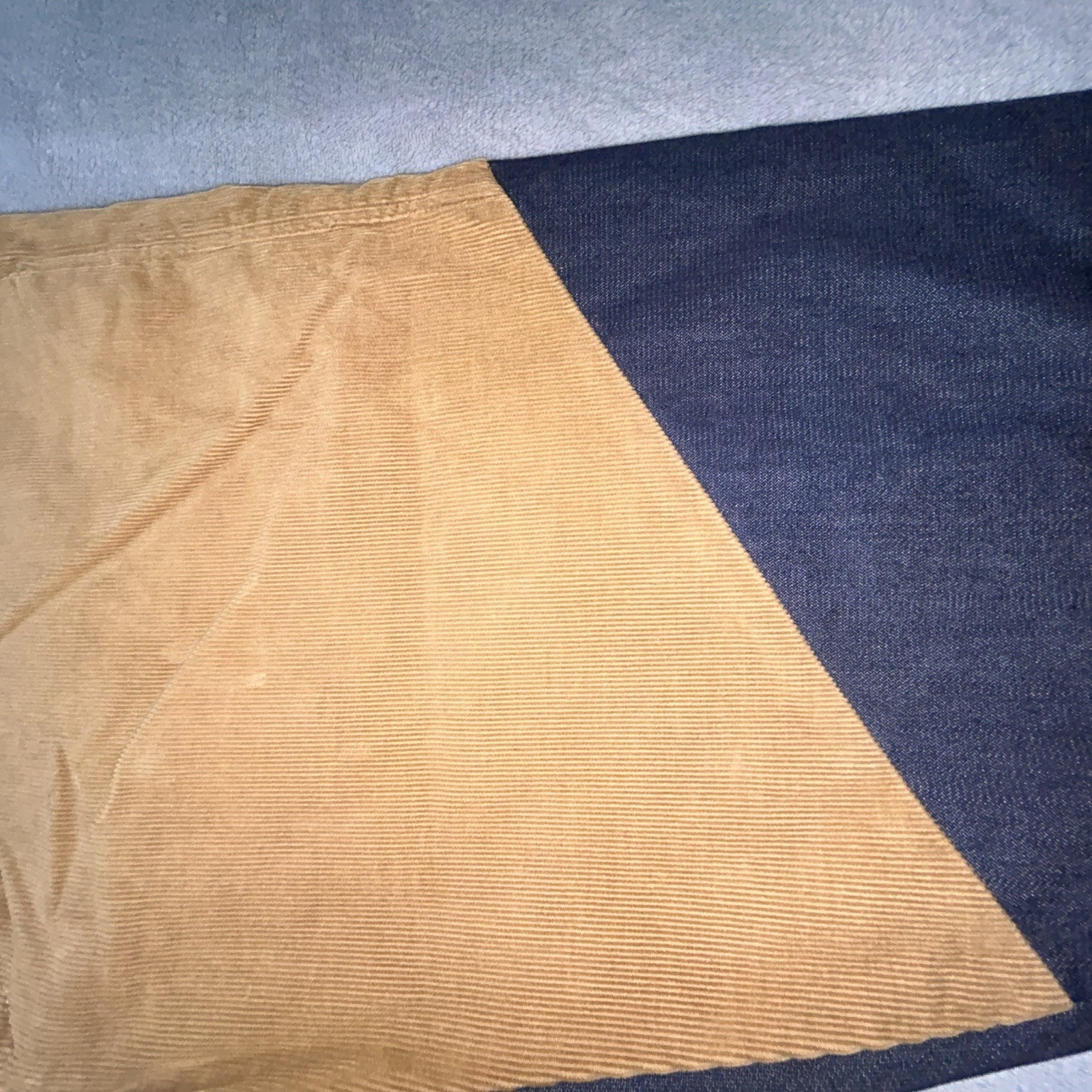 Tonbow Tokyo Jogger Pants Mens L Made in Japan Corduroy Colorblock Elastic Waist
