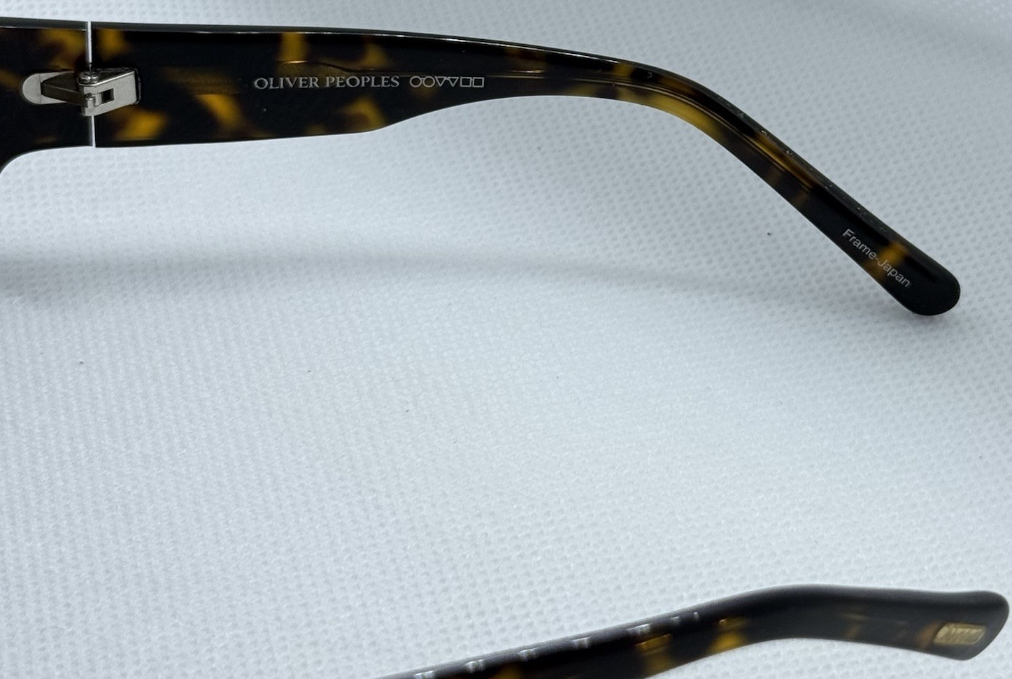 Oliver Peoples Marley 362 Tortoise WrapSunglasses Brown Lens Made in Japan 64-15