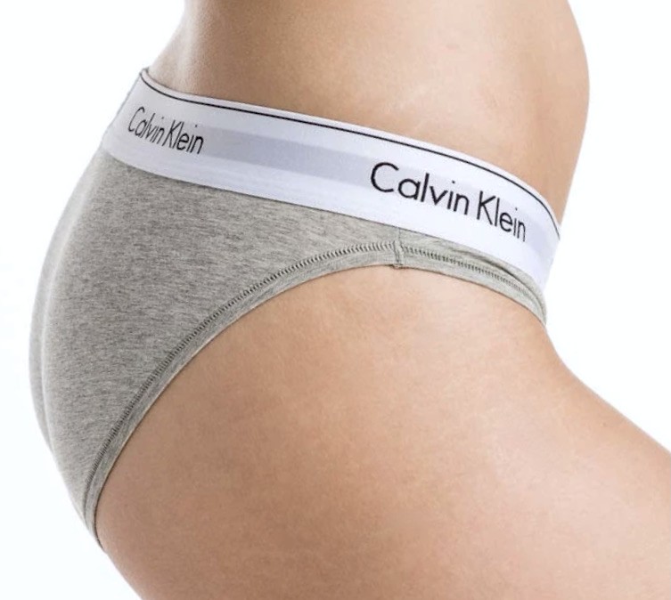 CALVIN KLEIN Modern Cotton Grey White Black Bikini Panty Womens S 5 M 6 L 7 XL 8