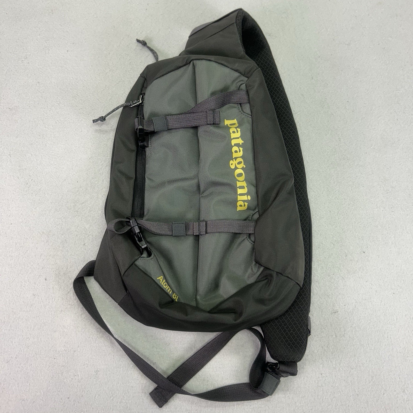 Patagonia Atom 8L Sling Shoulder Crossbody Hiking Camping Bag Forge Gray 48261