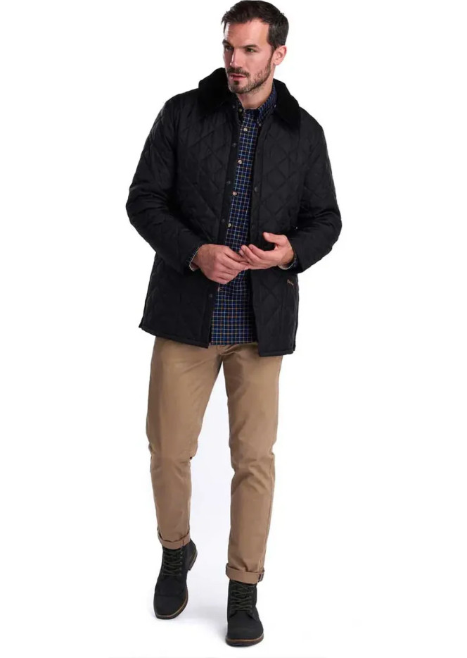 Barbour Heritage Liddesdale Quilted Jacket MSRP $ 260 in Black