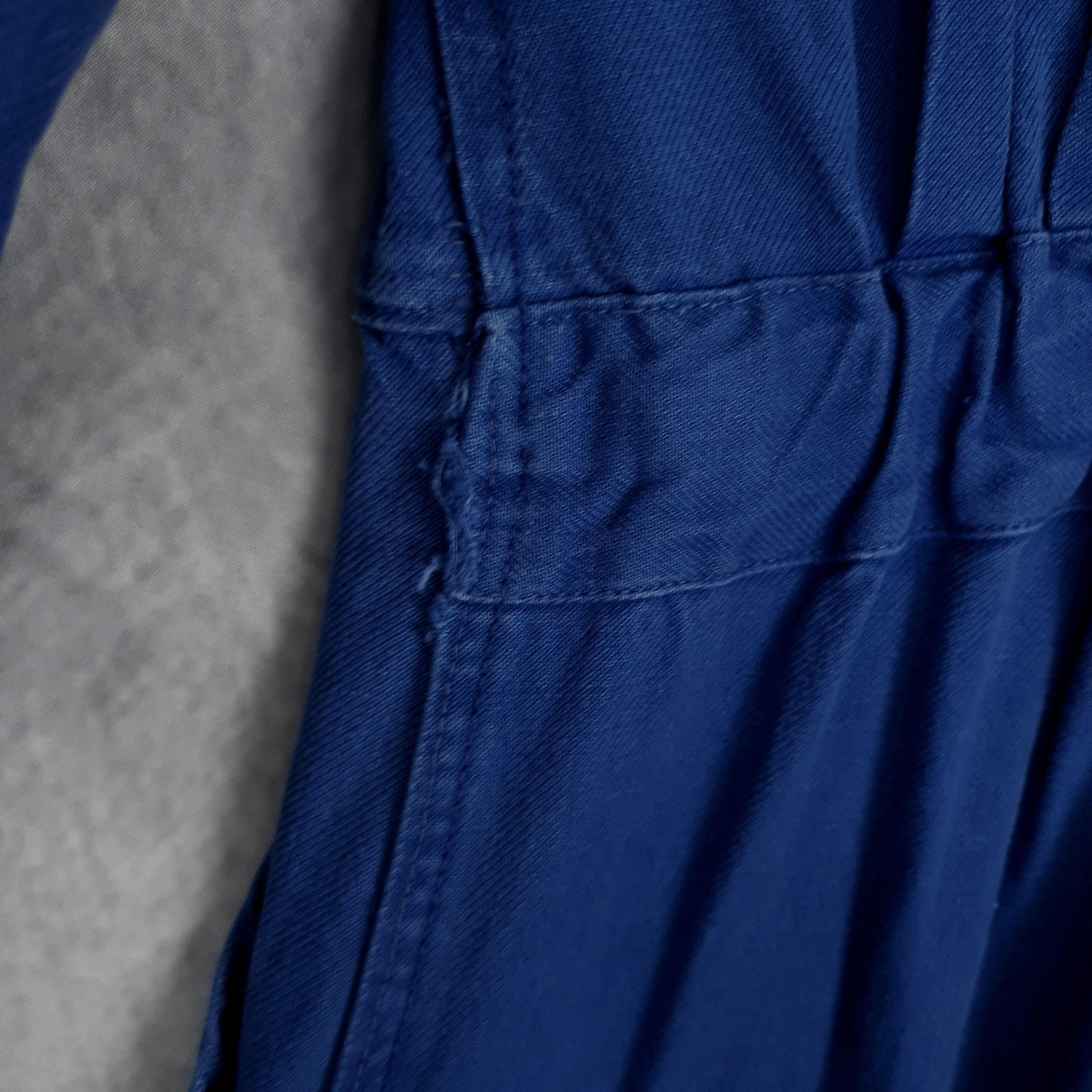 Vntg French Coveralls Womens Small Work Jumpsuit Utility Boiler Suit YKK Zip 80s