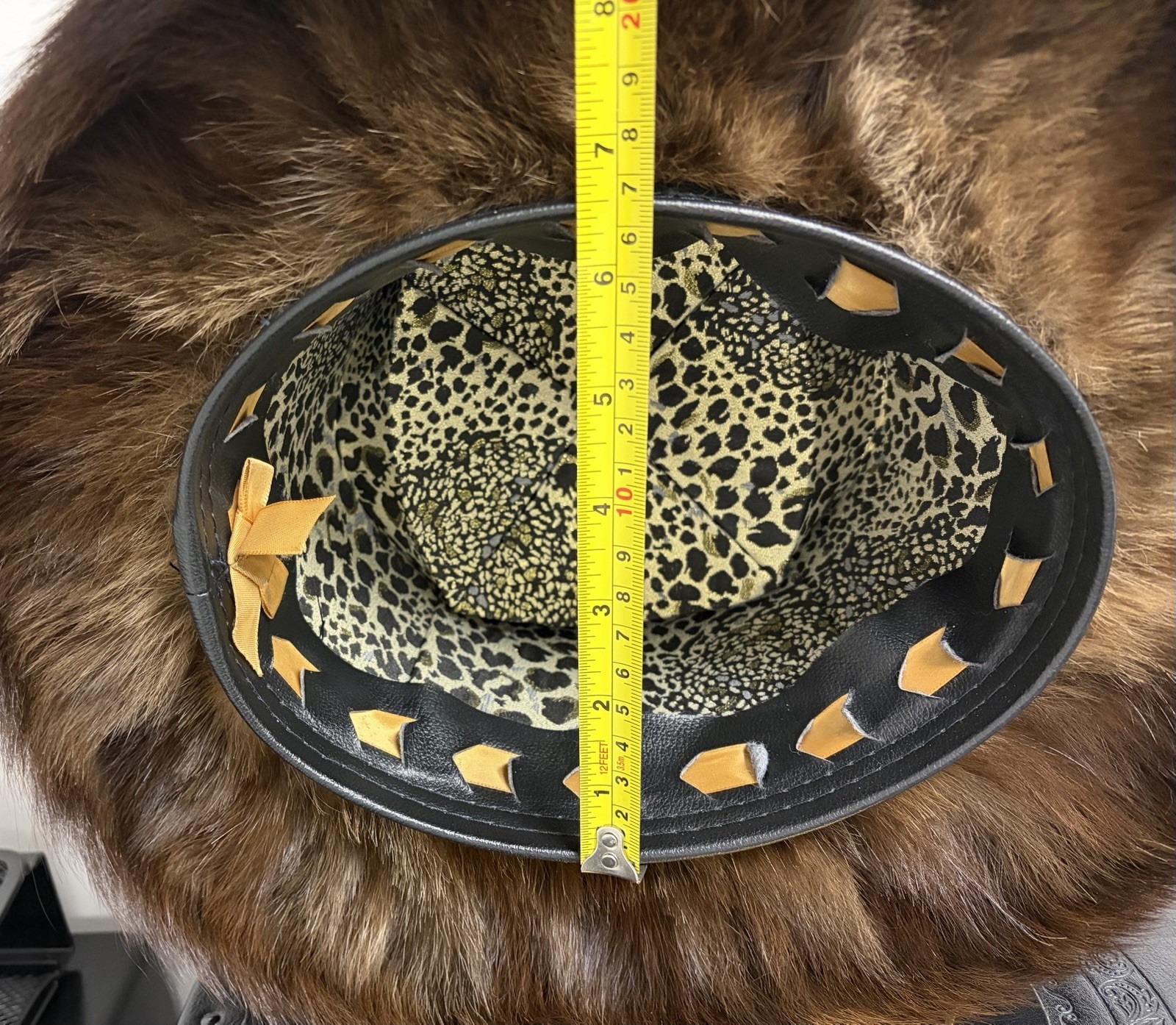 Shtreimel Hat, Authentic Fur, Hasidic Jewish, Handmade, Excellent Condition!