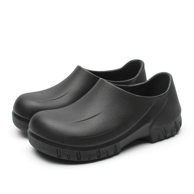 NEW Mens Non-slip Chef Shoes Kitchen Oil-resistant Waterproof Work Boots