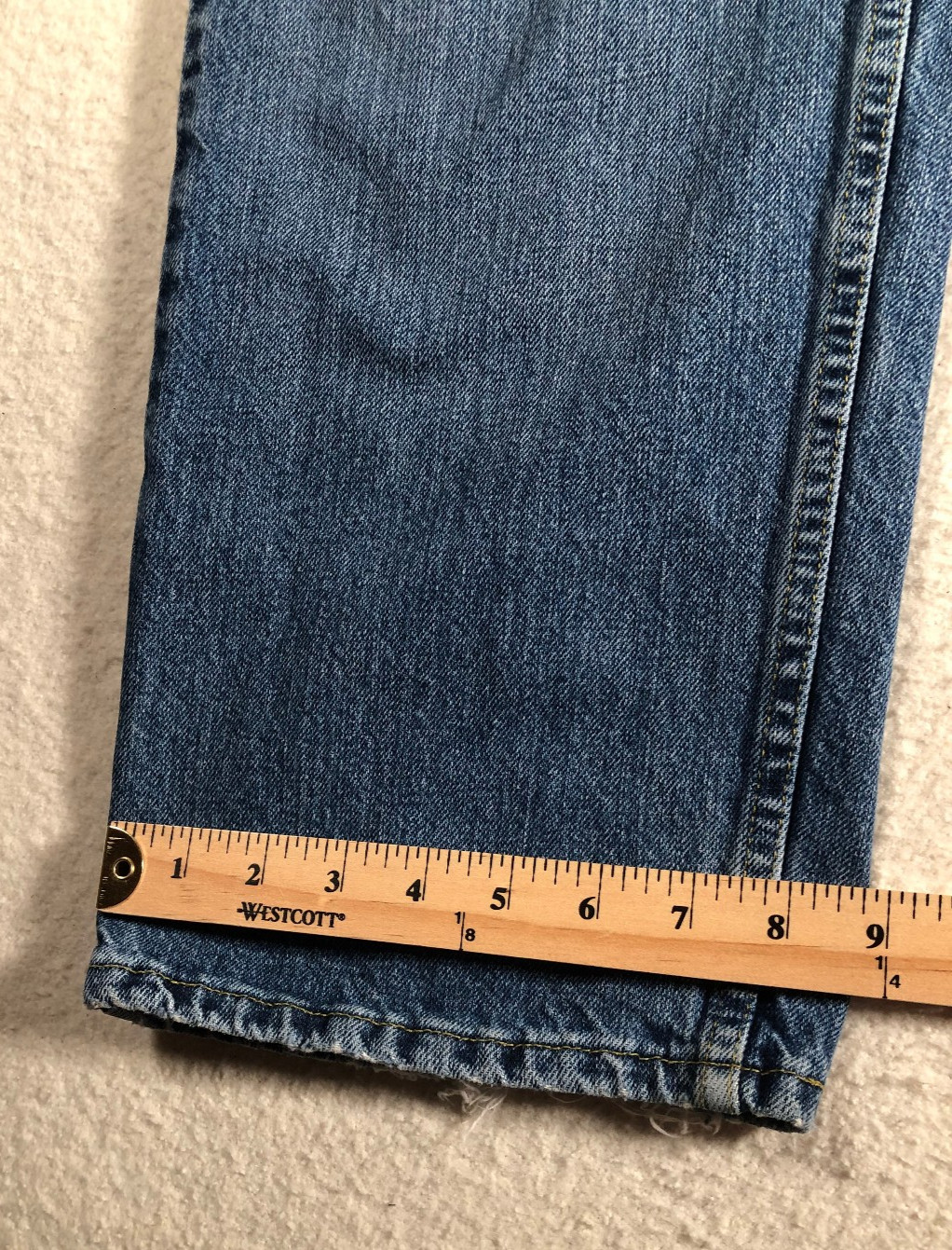 VTG Genuine Wrangler Men’s Jeans Regular Straight Medium Wash 100% Cotton 42×32