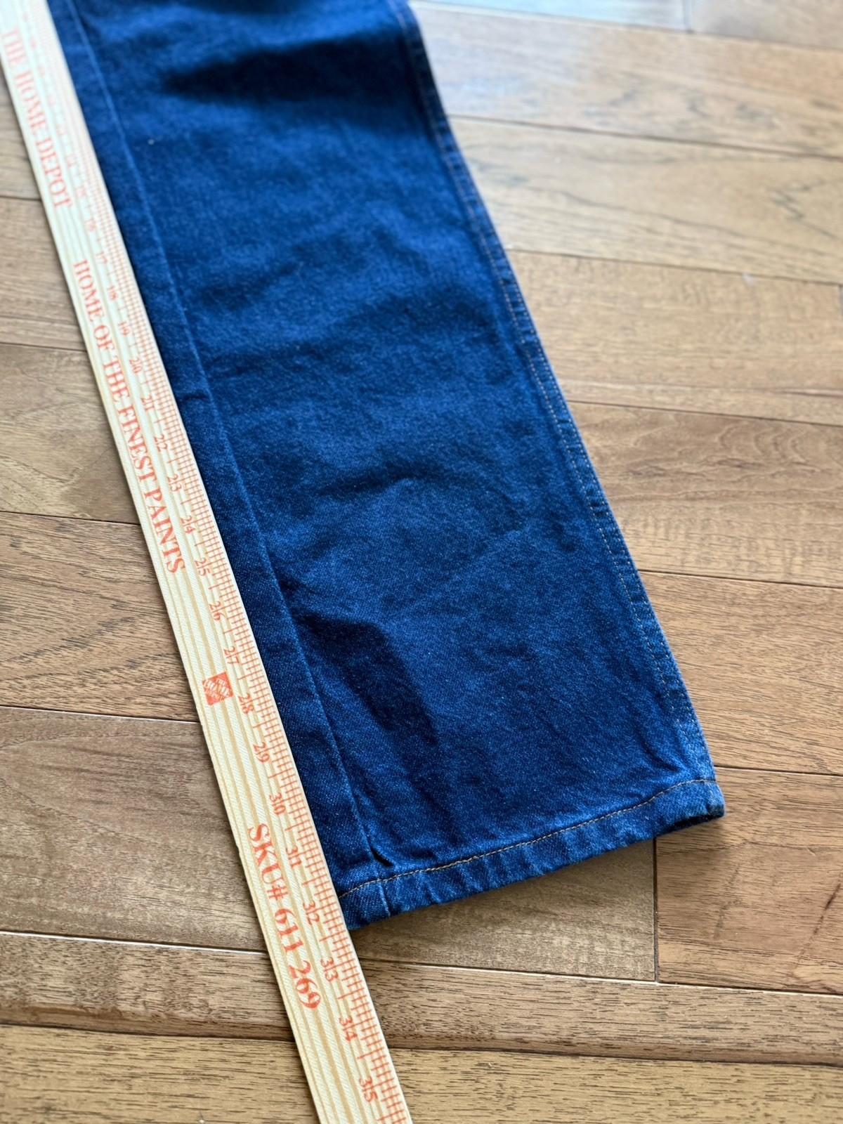 VINTAGE NOS RUSTLER HEAVY RAW DENIM REGULAR JEANS NWT 30×32 Western Workwear