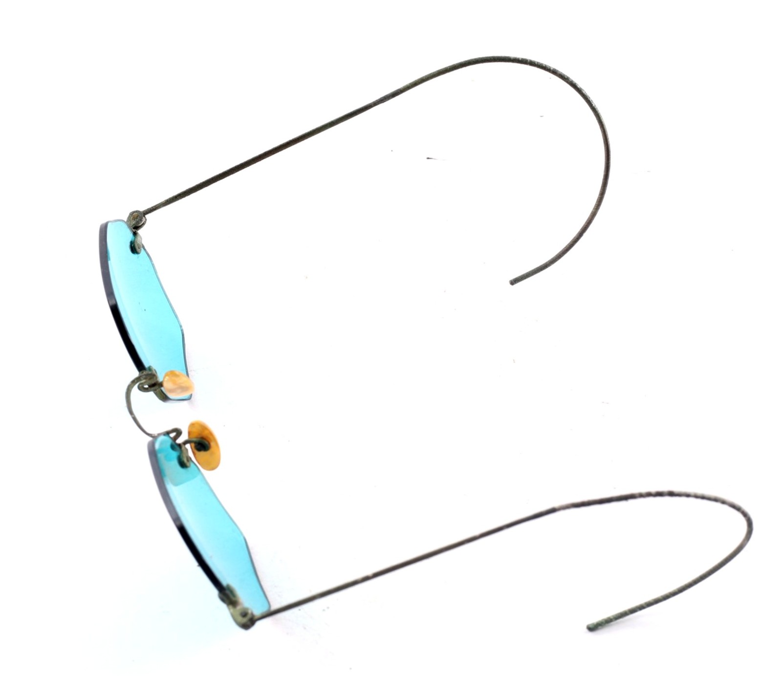 Antique Vintage Spectacles/ Eyeglasses Aqua Blue-BD-303