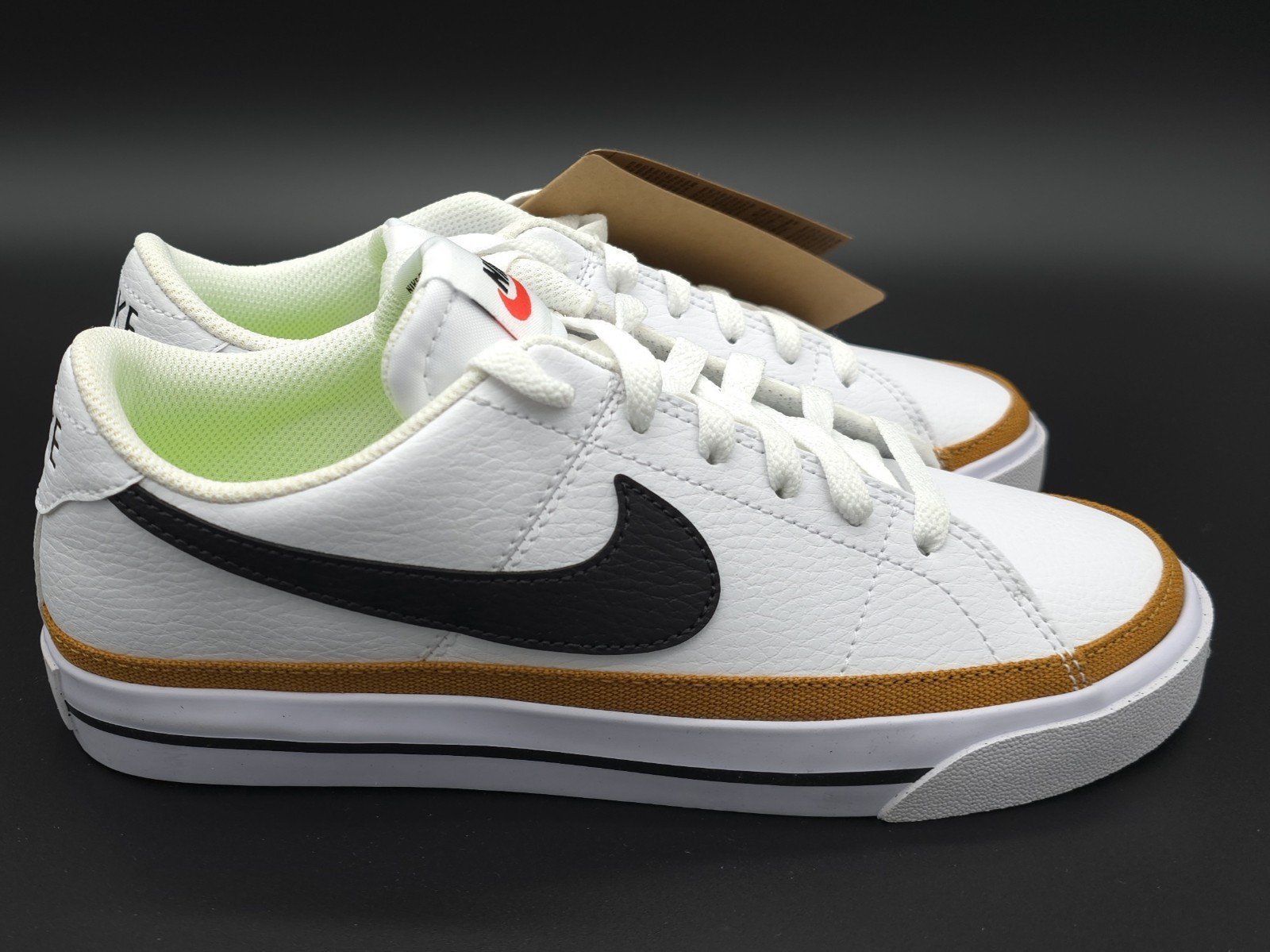 NEW Nike Court Legacy – Women’s Size 7, Next Nature White Black Desert Ochre