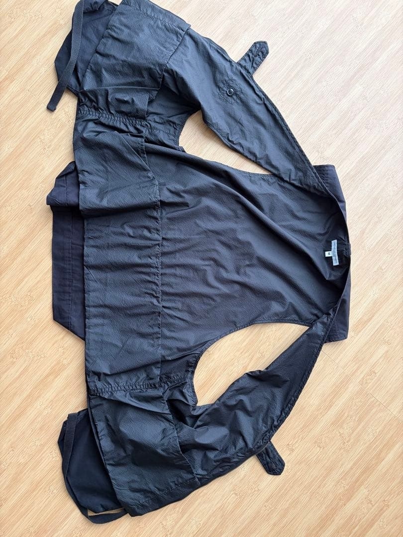 Engineered Garments Game Vest Black Double Cloth 2021AW Size M F/S