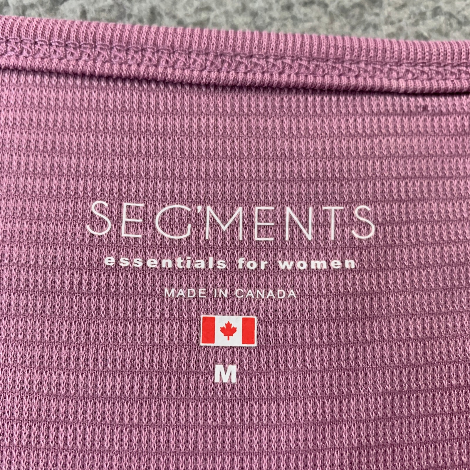 SEG’MENTS Blouse Womens Medium Top Long Sleeve Purple