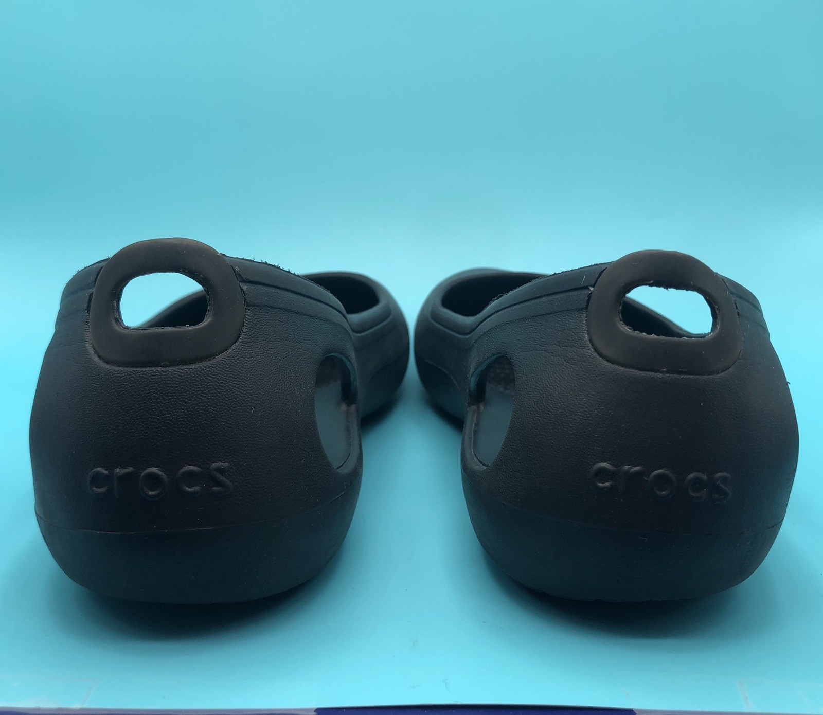 Crocs Kadee Shoes Womens Size 9 Black Ballet Flats Casual Comfort Slip On