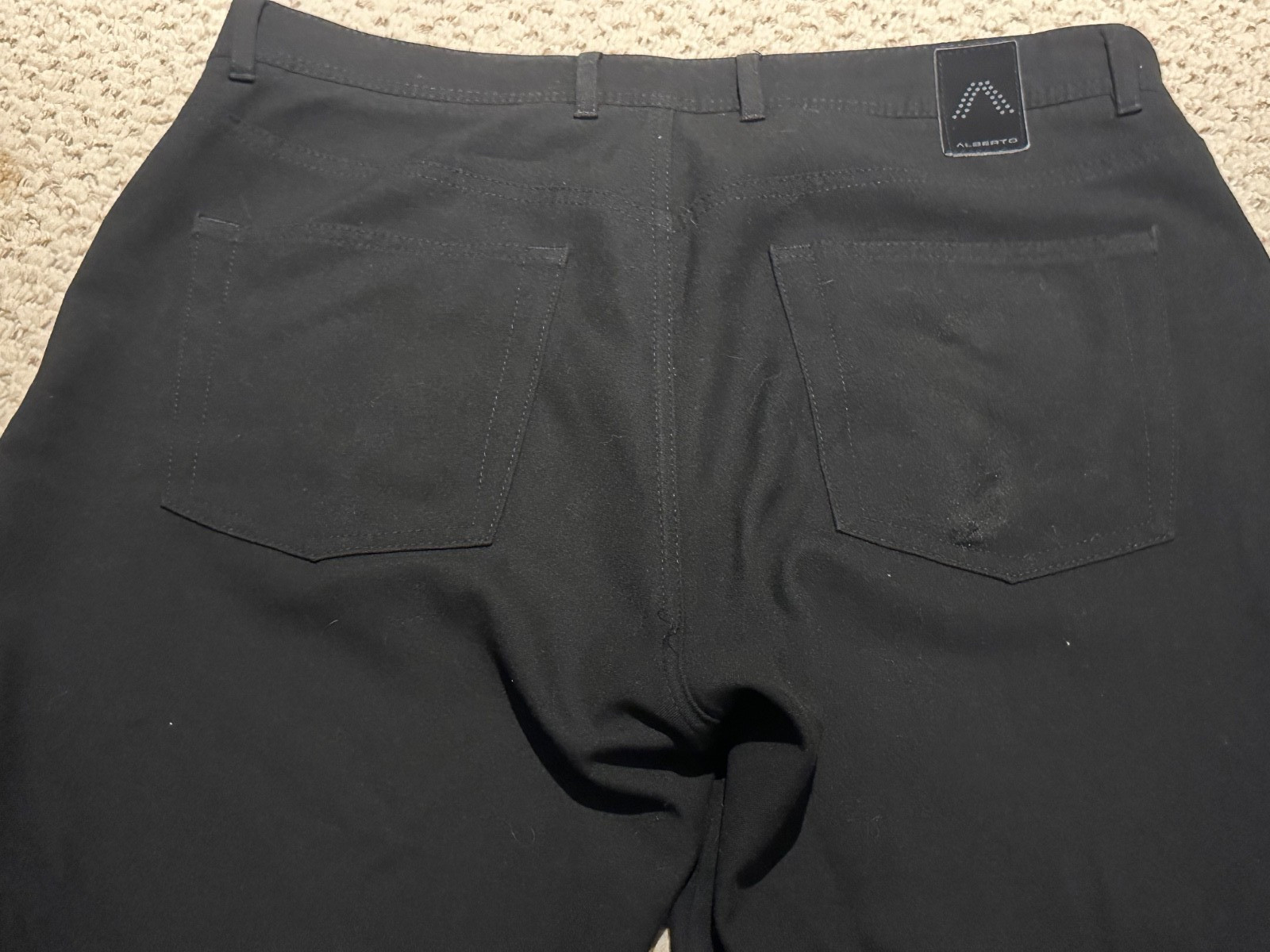 Alberto Ceramica Pants Men’s 34×32 Modern Fit Career Workwear Flat Front READ