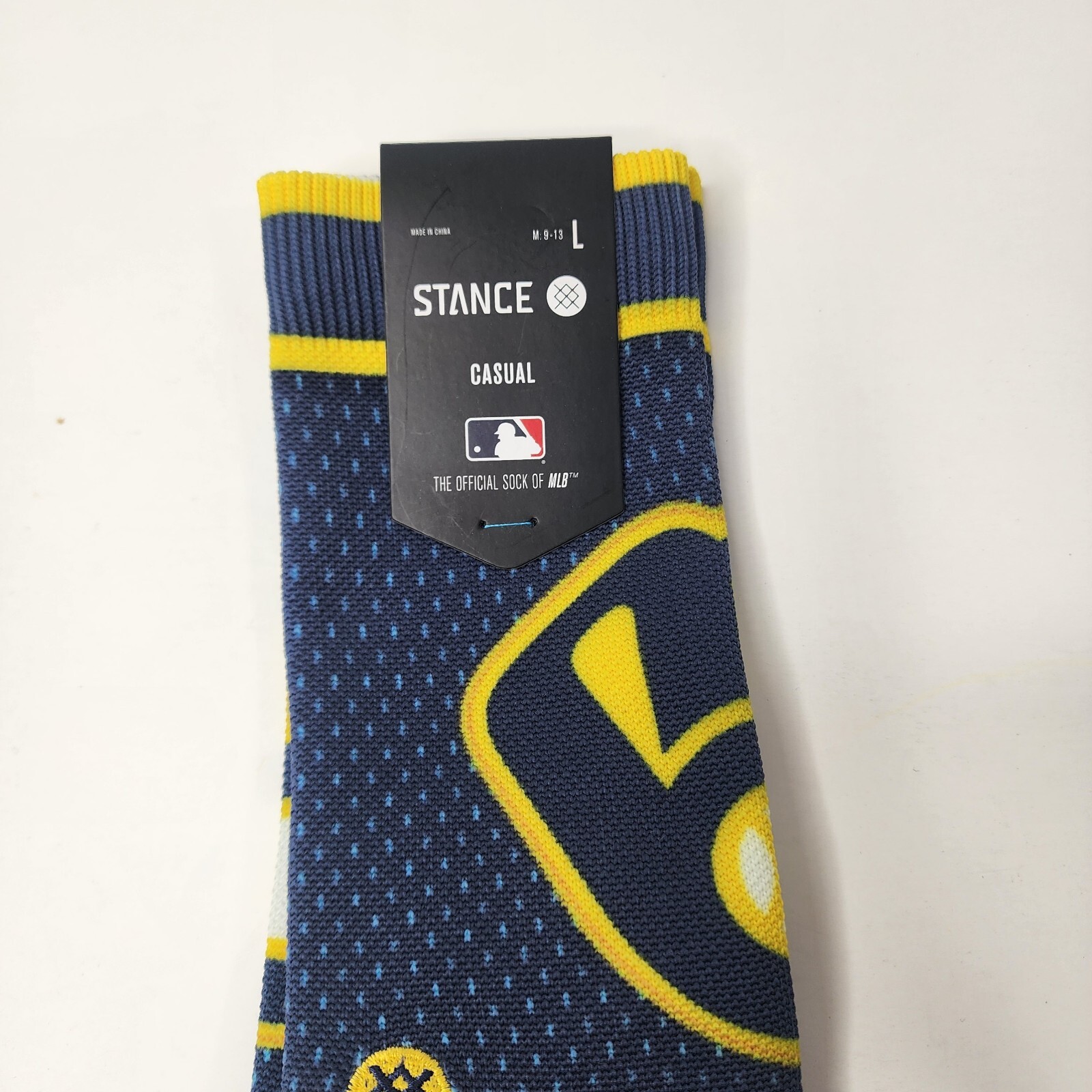 Stance x MLB Milwaukee Brewers BP Jersey MIL Casual Poly Blend Crew Men’s LARGE