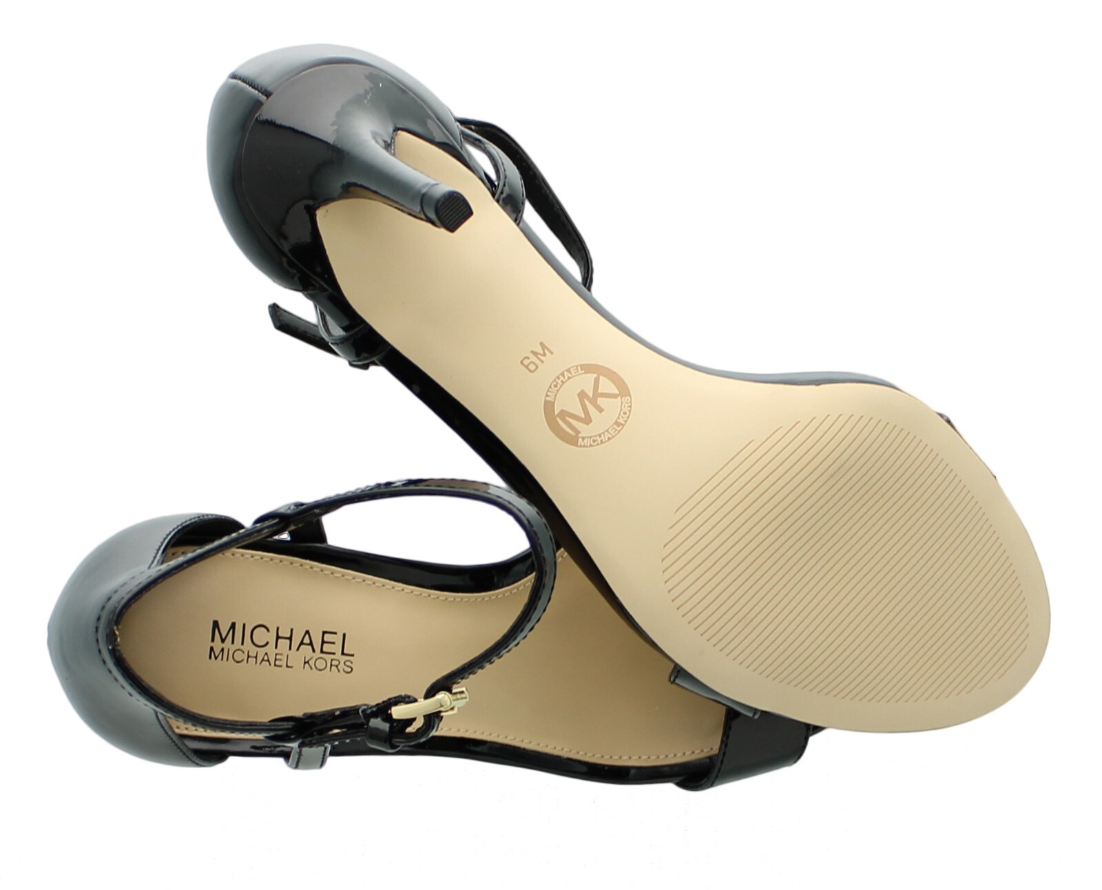 Michael Kors Simone Mid Sandal, Women’s Leather Special Occasion 3.5″ Pump Heels