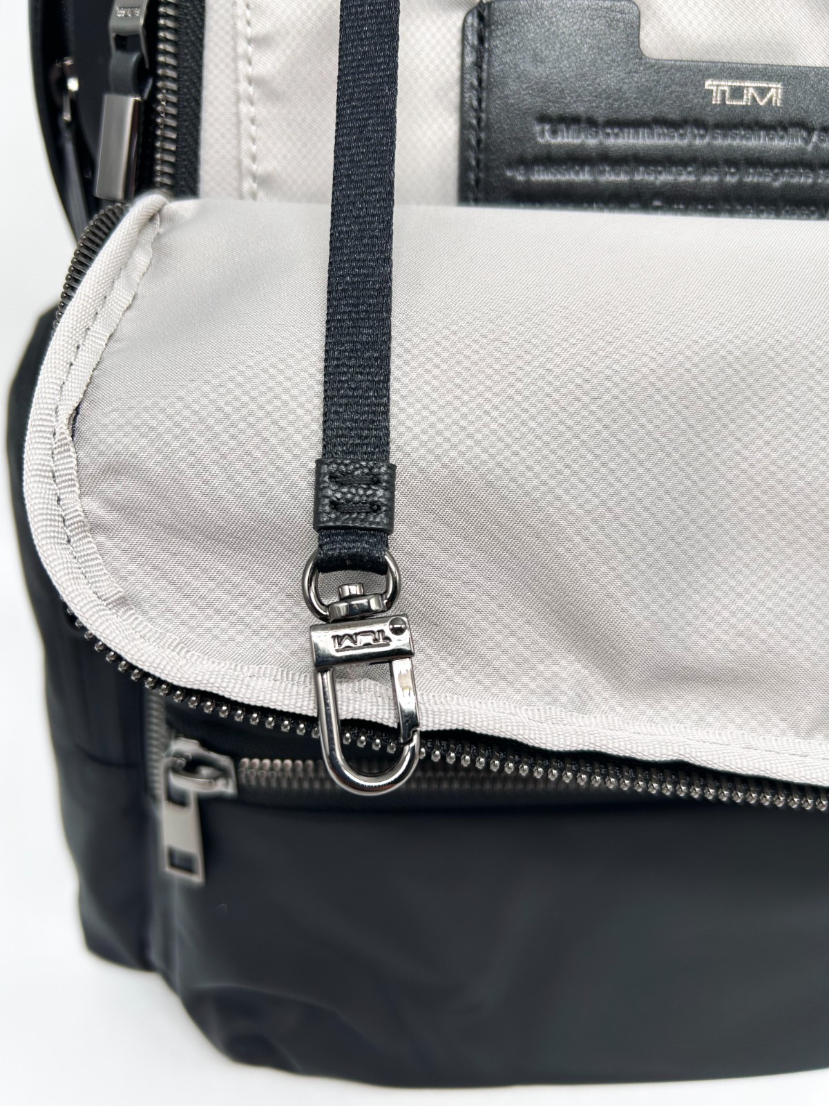 NEW TUMI Voyageur Celina Backpack – Black & Gunmetal – 0196600DGM – Authentic