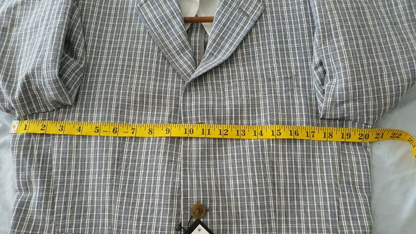 Black Brown 1826 Bright Navy Stripe Mens Linen Jacket Coat Size S MSRP 229 NYC
