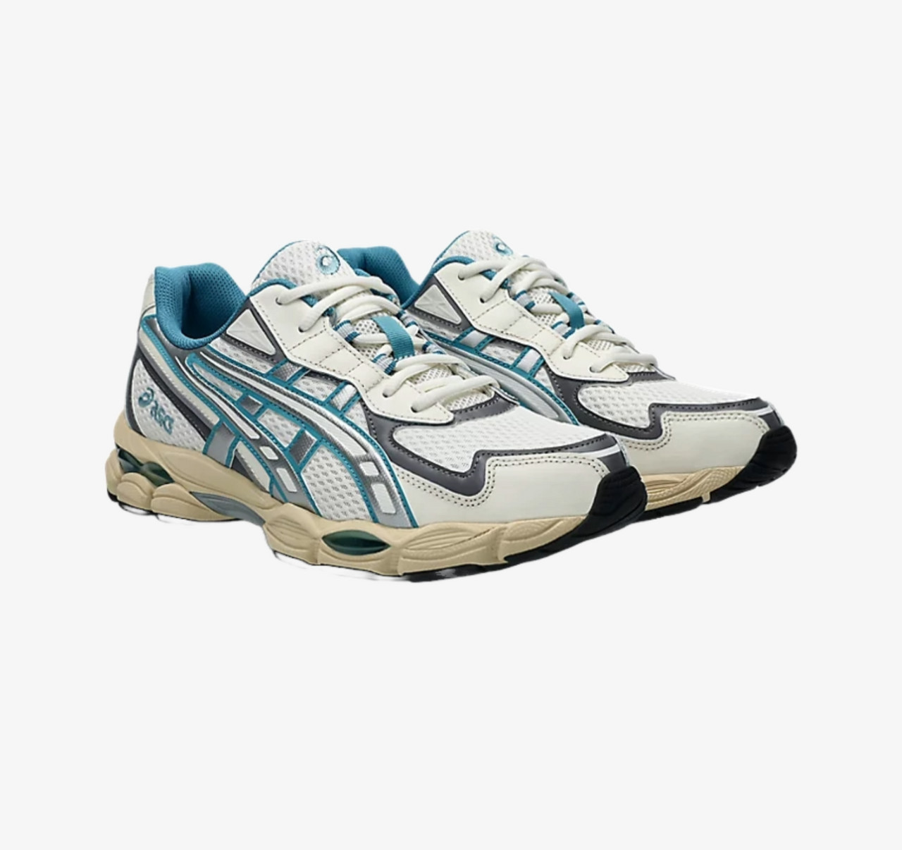 ASICS Gel-NYC 2055 Cream Blue Teal Men’s Sports Sneaker 1203A542-106