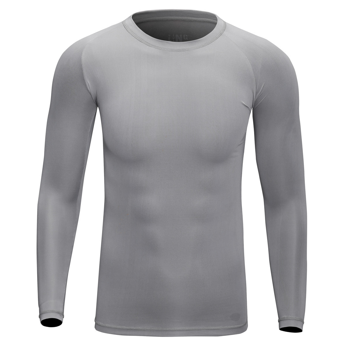 M-2XL Men Base Layer Top Long Sleeve Sport T-shirt Compression Under Shirt US