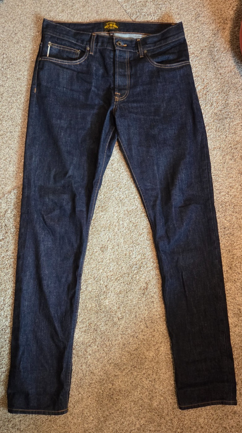 Brave Star Selvage – The Regular Taper – Men’s 14 oz Denim Jeans Size 34