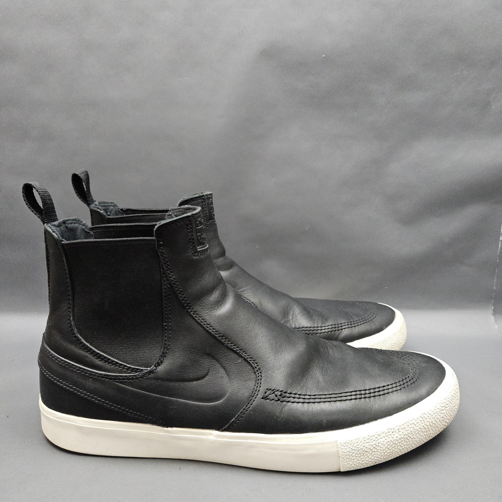 Nike SB Zoom Stefan Janoski Slip Mid Shoes Mens 12 Black Sneakers BQ5888-001