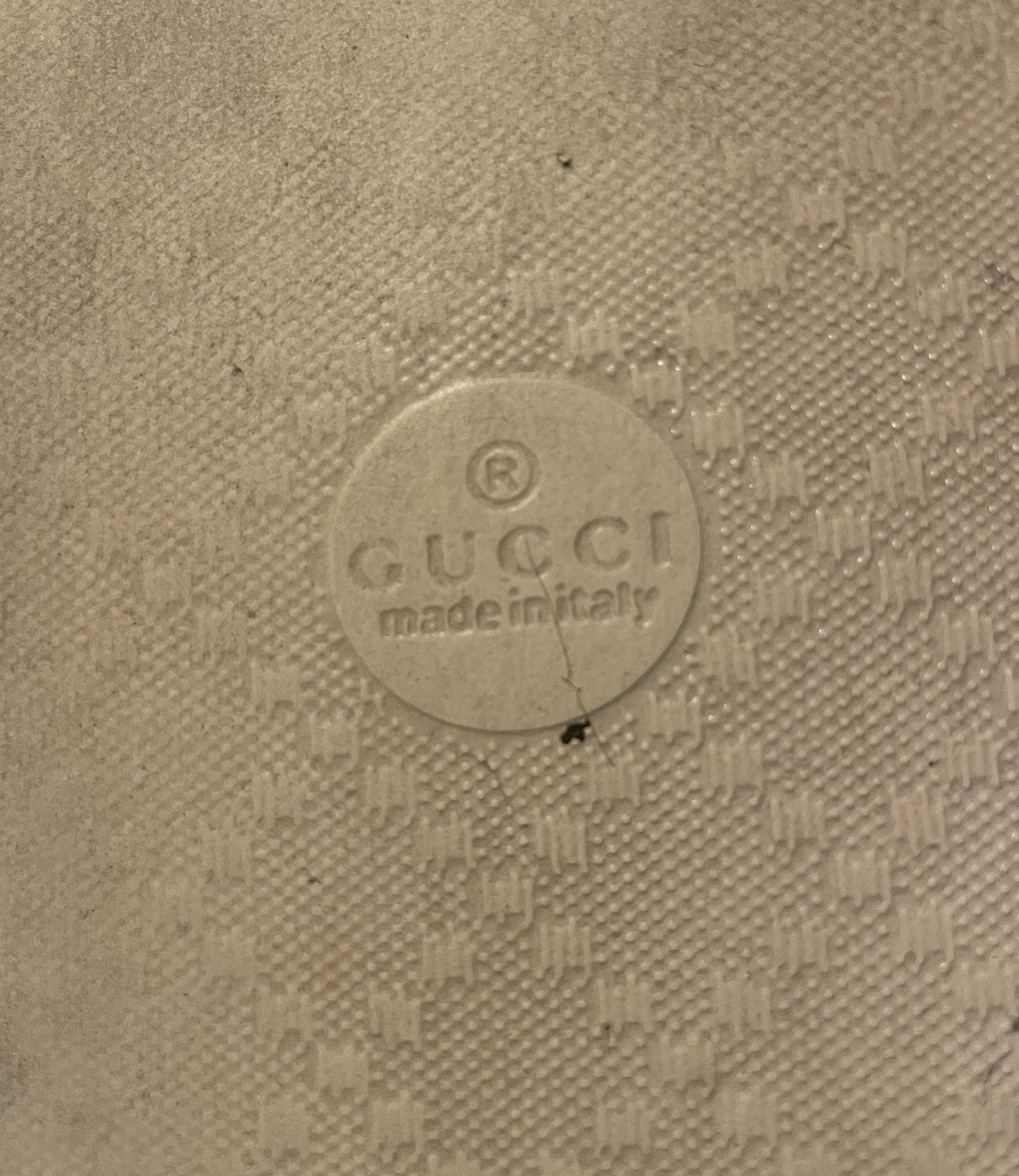 Gucci White Web Slide Size US 9 EU 42