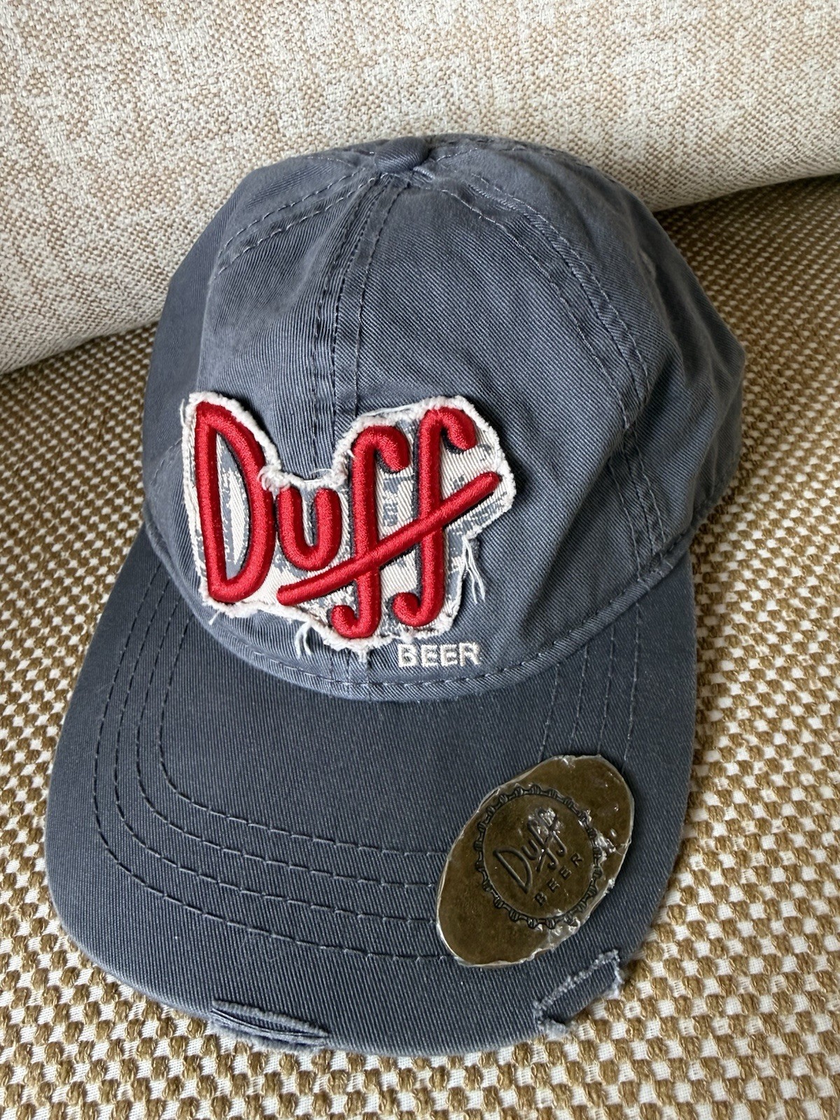 Universal Studios Exclusive The Simpsons Duff Beer Adult Baseball Cap