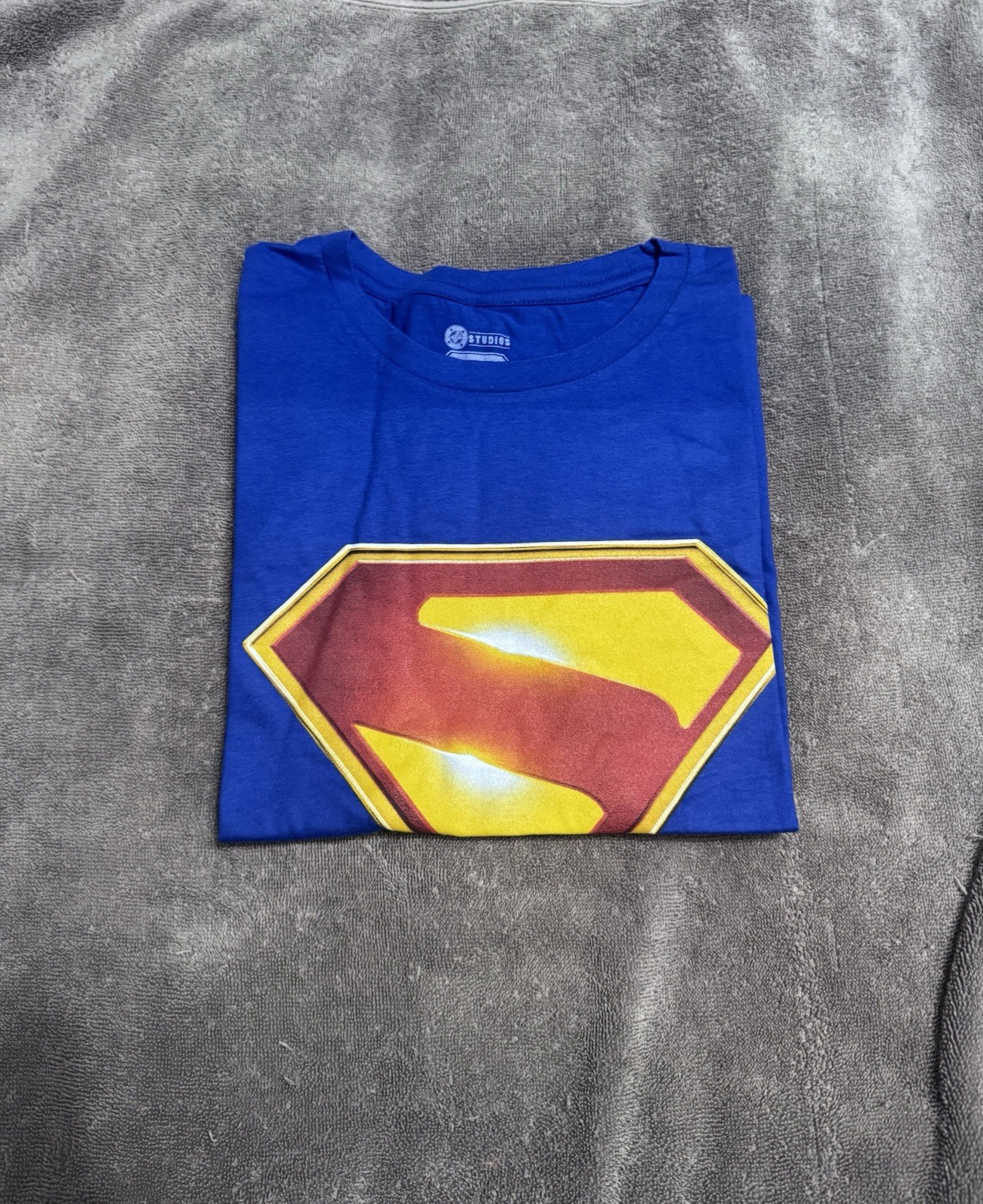 Superman Men’s T-Shirt Large Branded