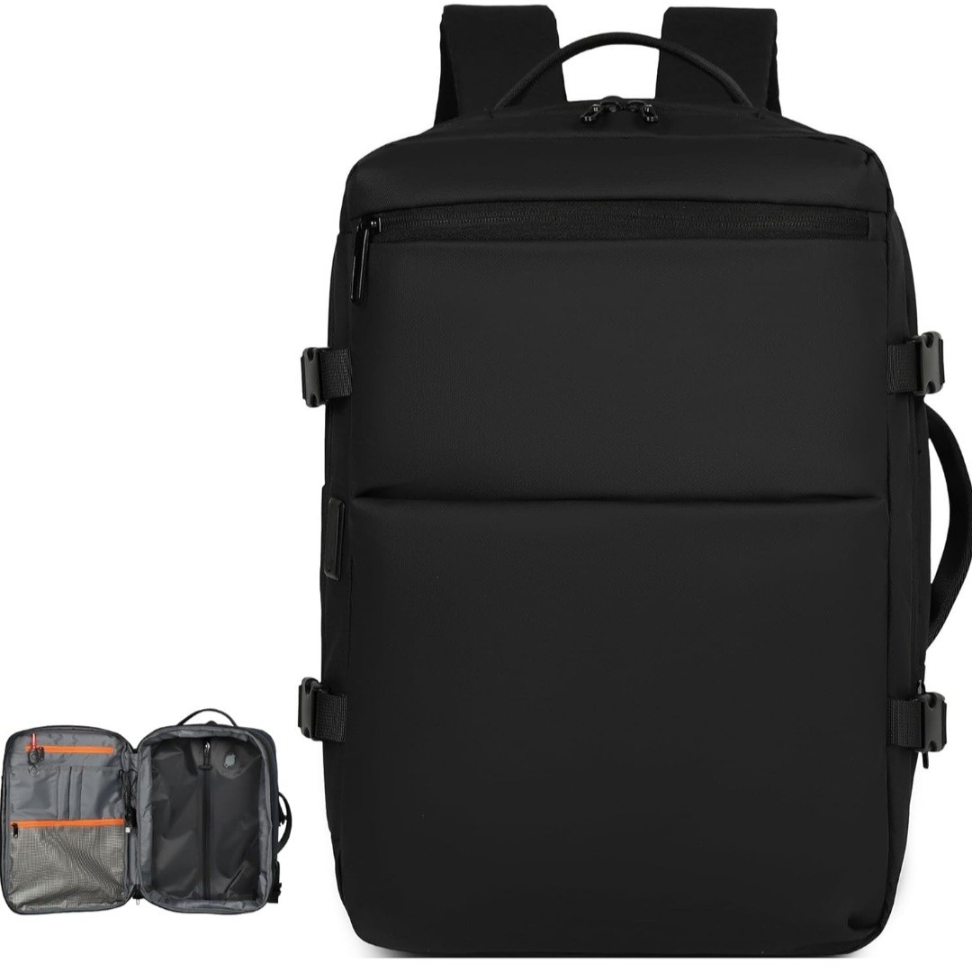 Vacuum Seal Travel Backpack，70L Expandable Carry On Backpack with Vacuum System,