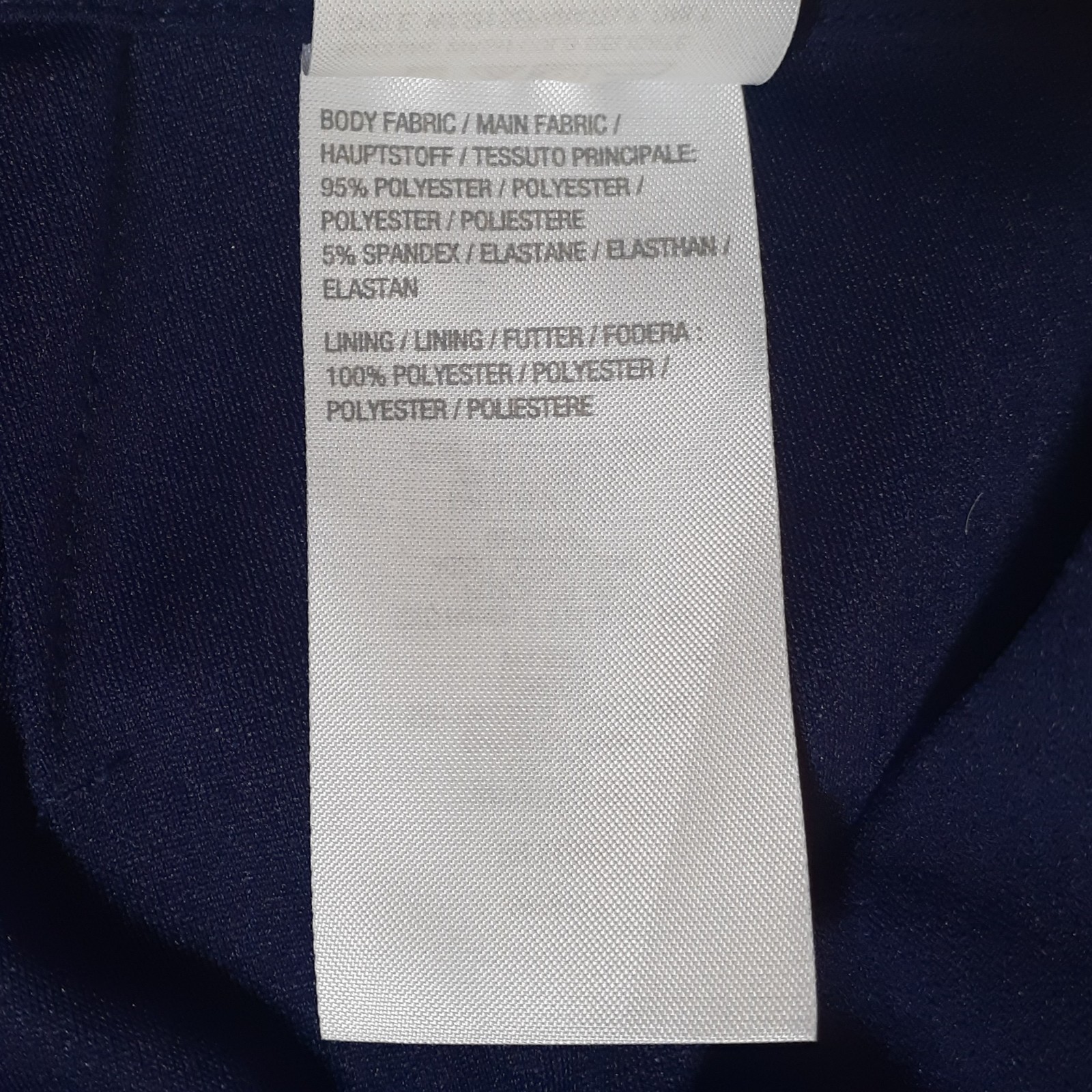 Dennis Basso Women Dress Pants LP Blue Stretch Pullon Rise=11.5in Waist=36in