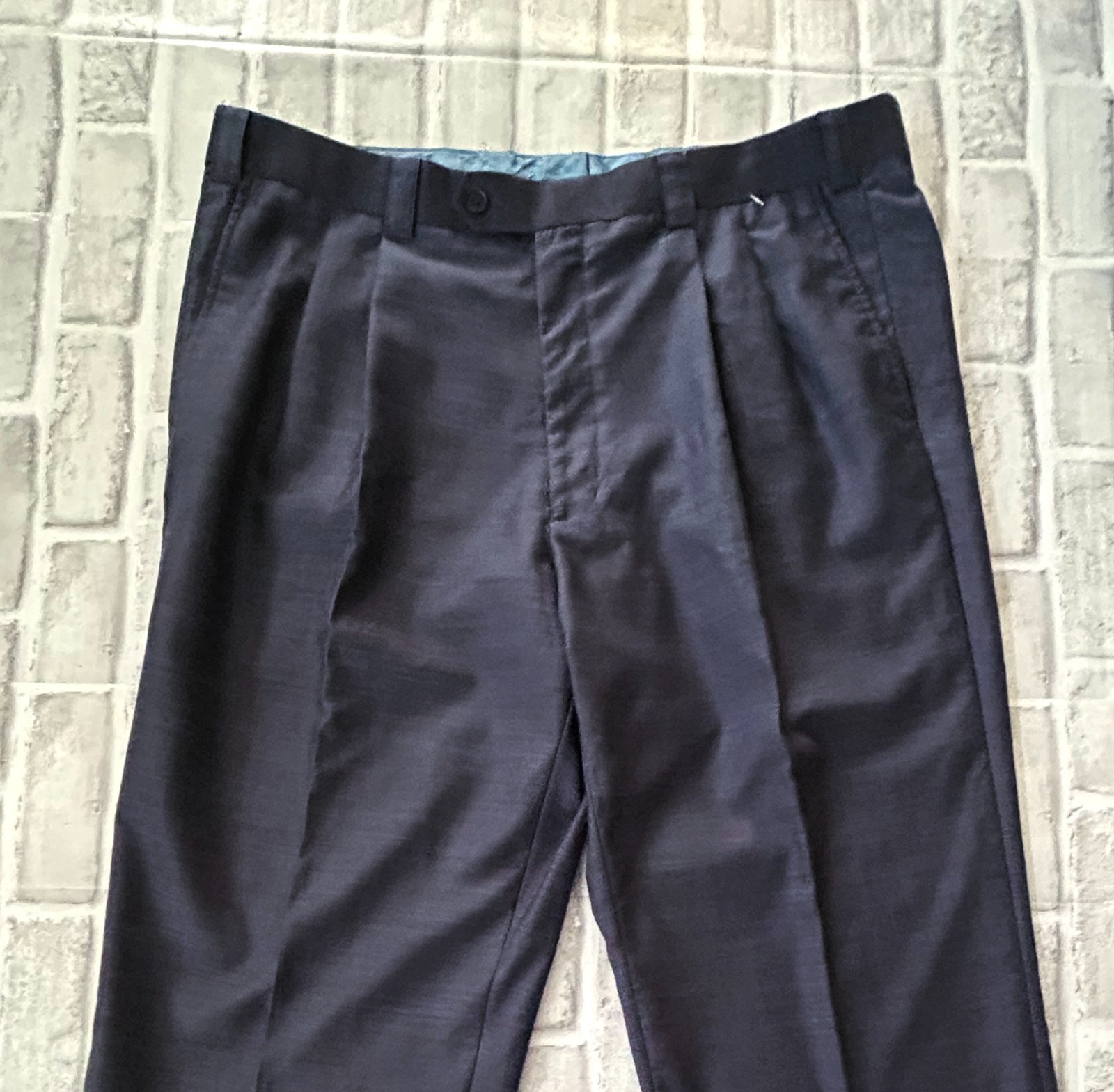 Steve Harvey Celebrity Edition 2 Pc Suit Jacket & Pants 48L /40X32 Dark Blue