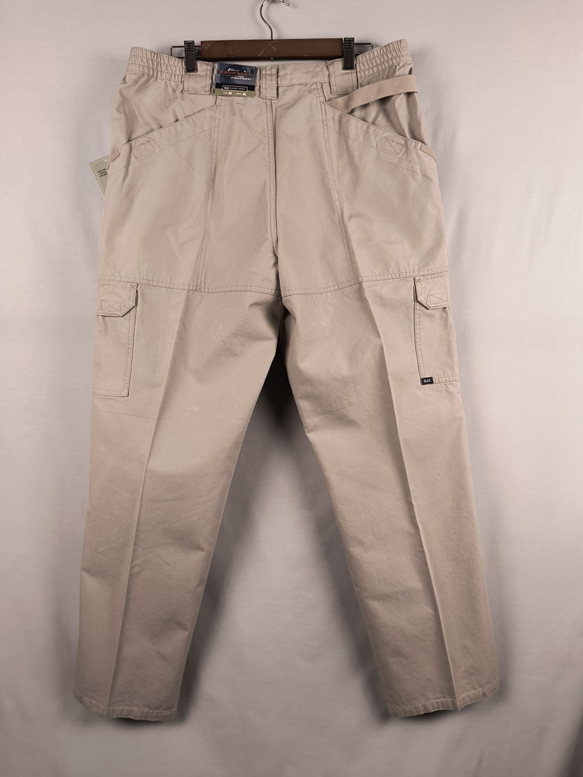 New 5.11 Tactical Original Cargo Pants Mens 36×32 Khaki 74251 Outdoor Hike Fish