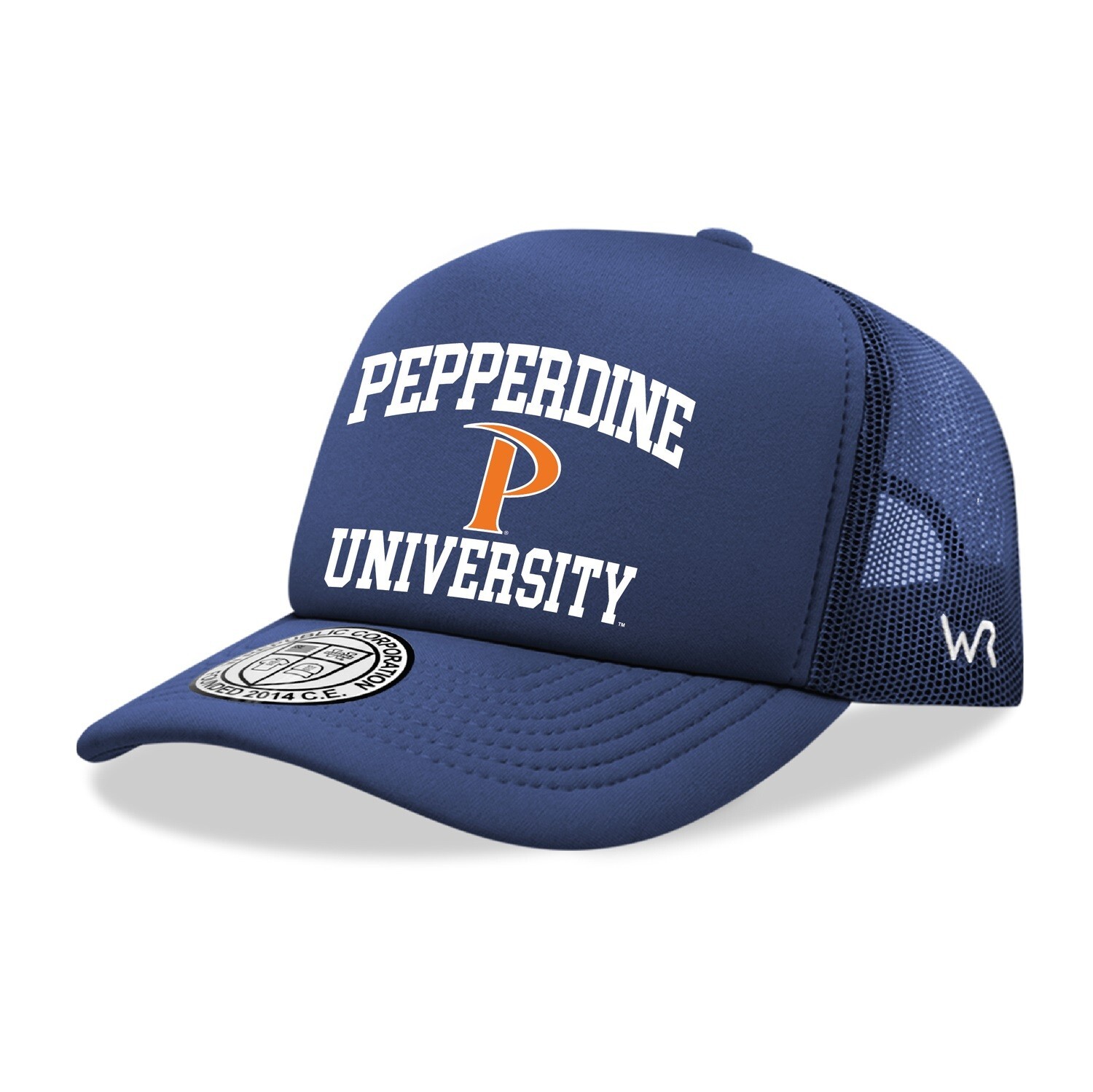 Pepperdine University Waves PU Trucker Mesh Snapback Seal Hat