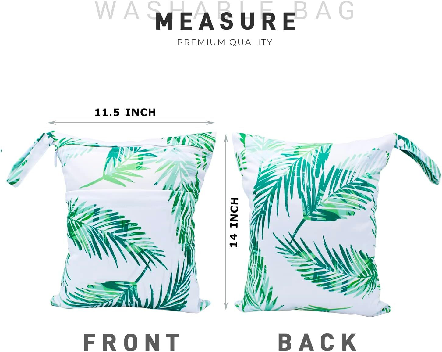 Wet Dry Bag Waterproof Reusable Wet Bag for Swimsuit, Travel, Beach, Pool, Bathi