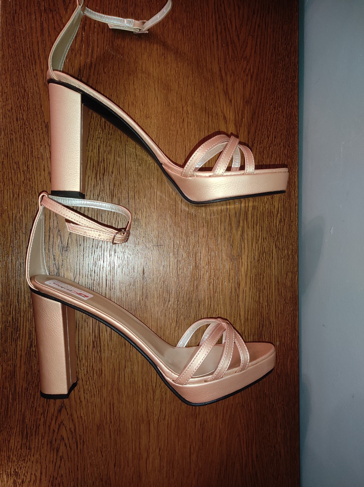 Sandals leather chunky 37 38 39 40 41 42 43 44 45 46 47 platform 2cm heel 13cm PL