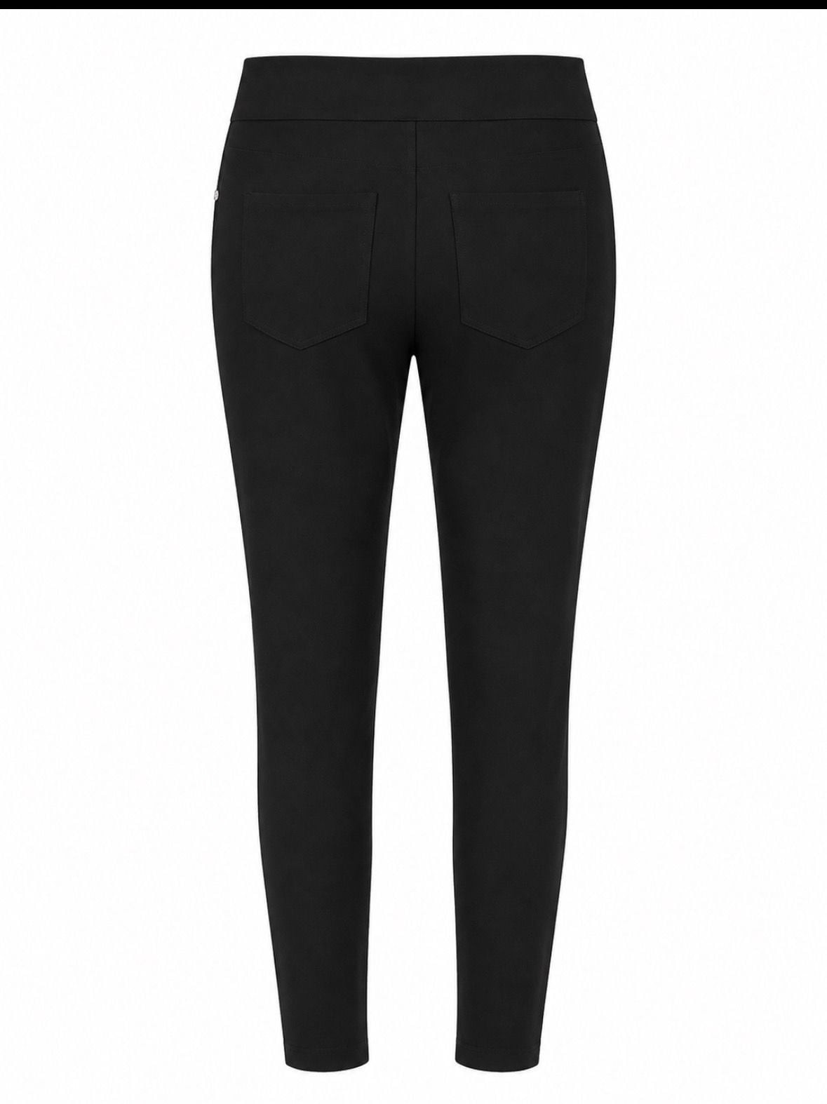 Spanx By Sara Blakely Black Pull-On Ankle Pants with Pockets, M