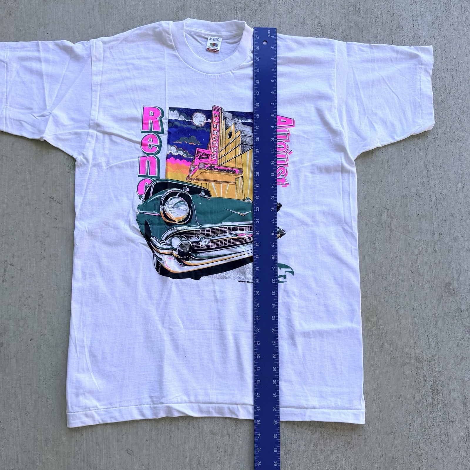 Vintage Hot August Night T Shirt 90s Single Stitch USA Classic Cars