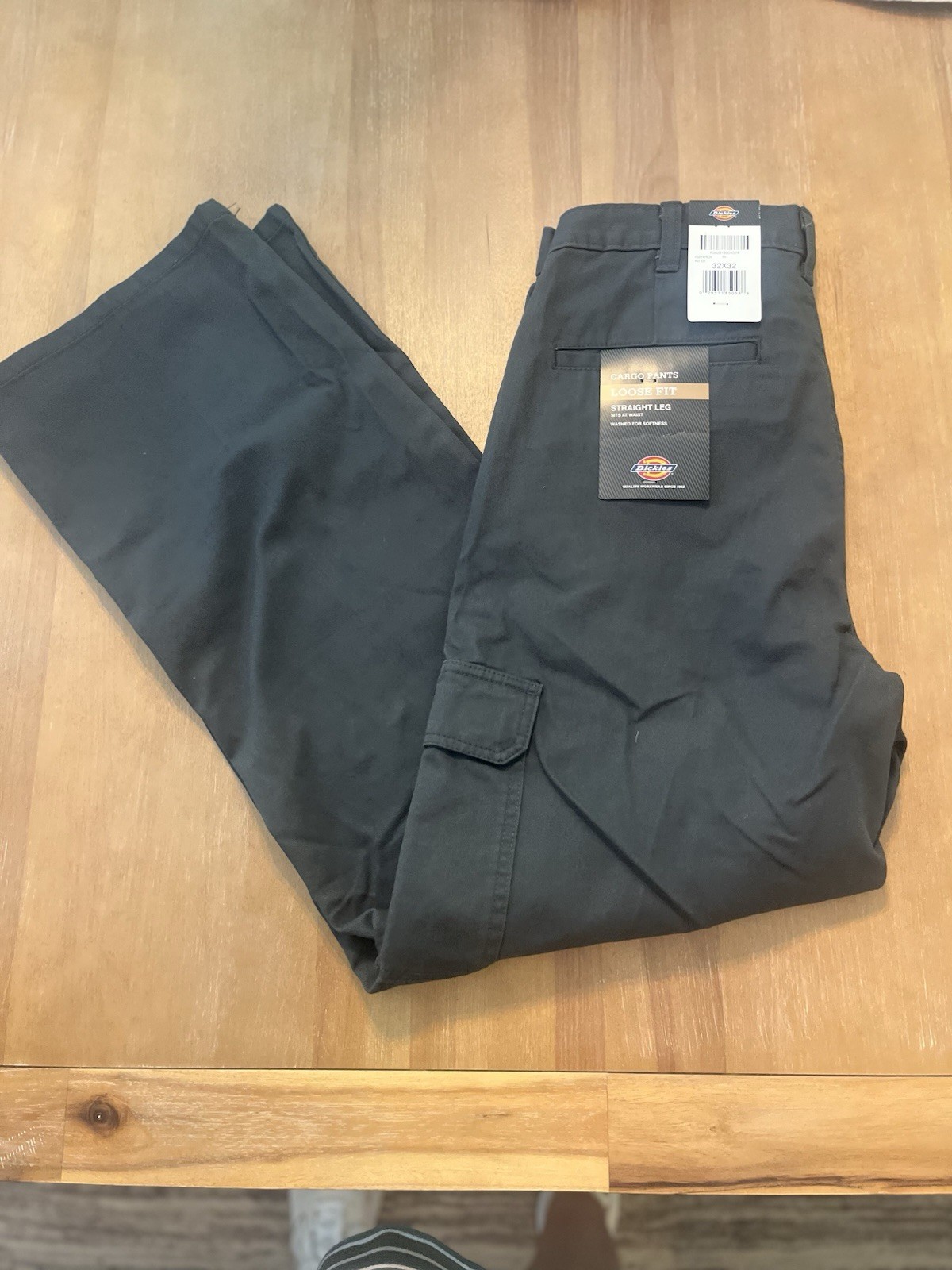Dickies Cargo Pants Men’s Size 32×32 Grey Loose Fit Straight Leg Workwear Cargo