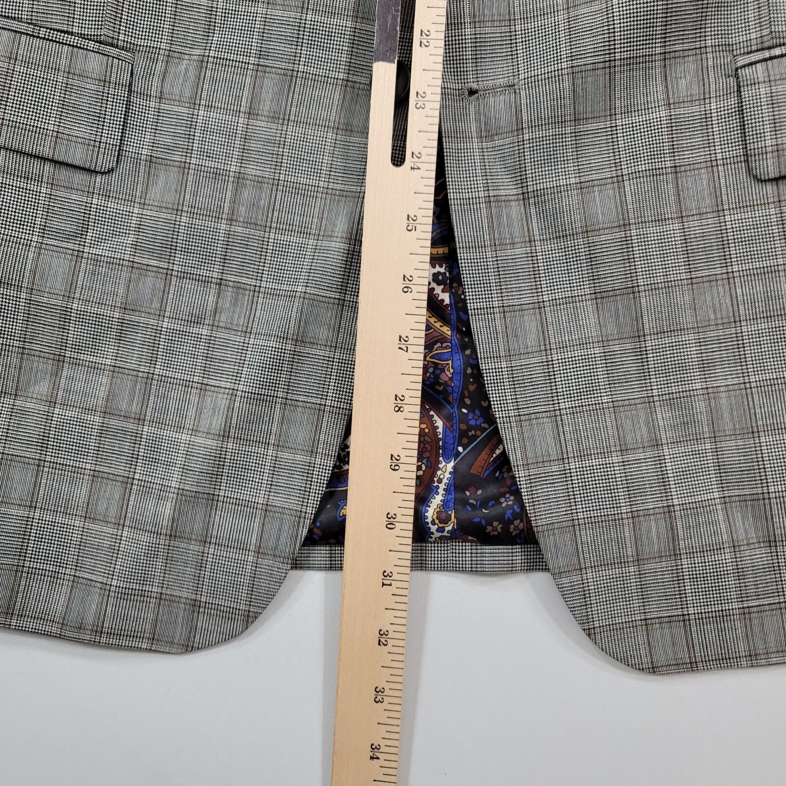 Tallia Slim-Fit Wool Suit Mens 44L 2 Piece Pants 40×32 Cream Brown $600 NEW