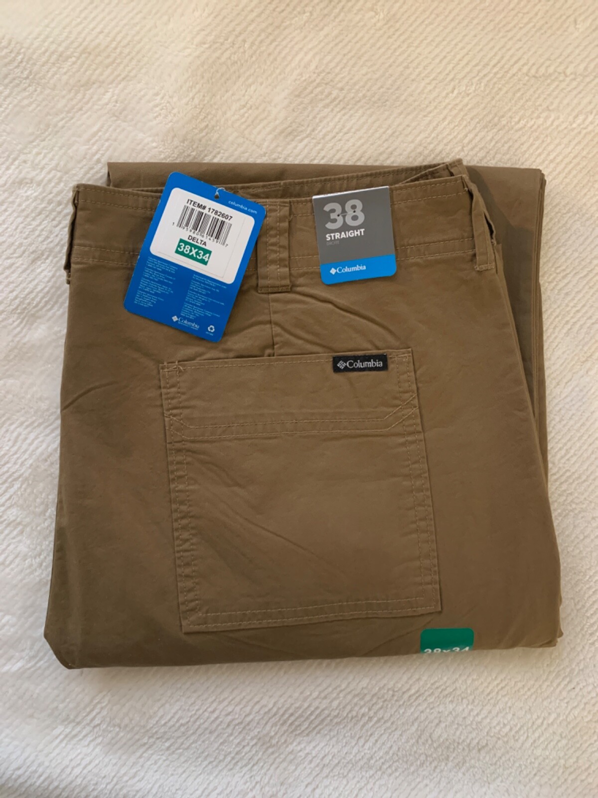 Columbia Men’s Straight Droite Pant Utility Side Pocket Choose Size & Color