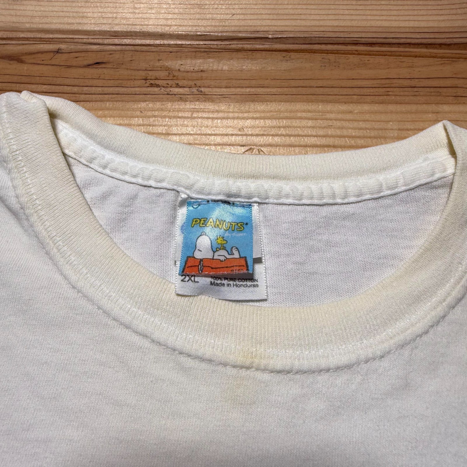 The Peanuts Gang Sticker Pack Cartoon Comic Nostalgia Crewneck Shirt – Size 2XL