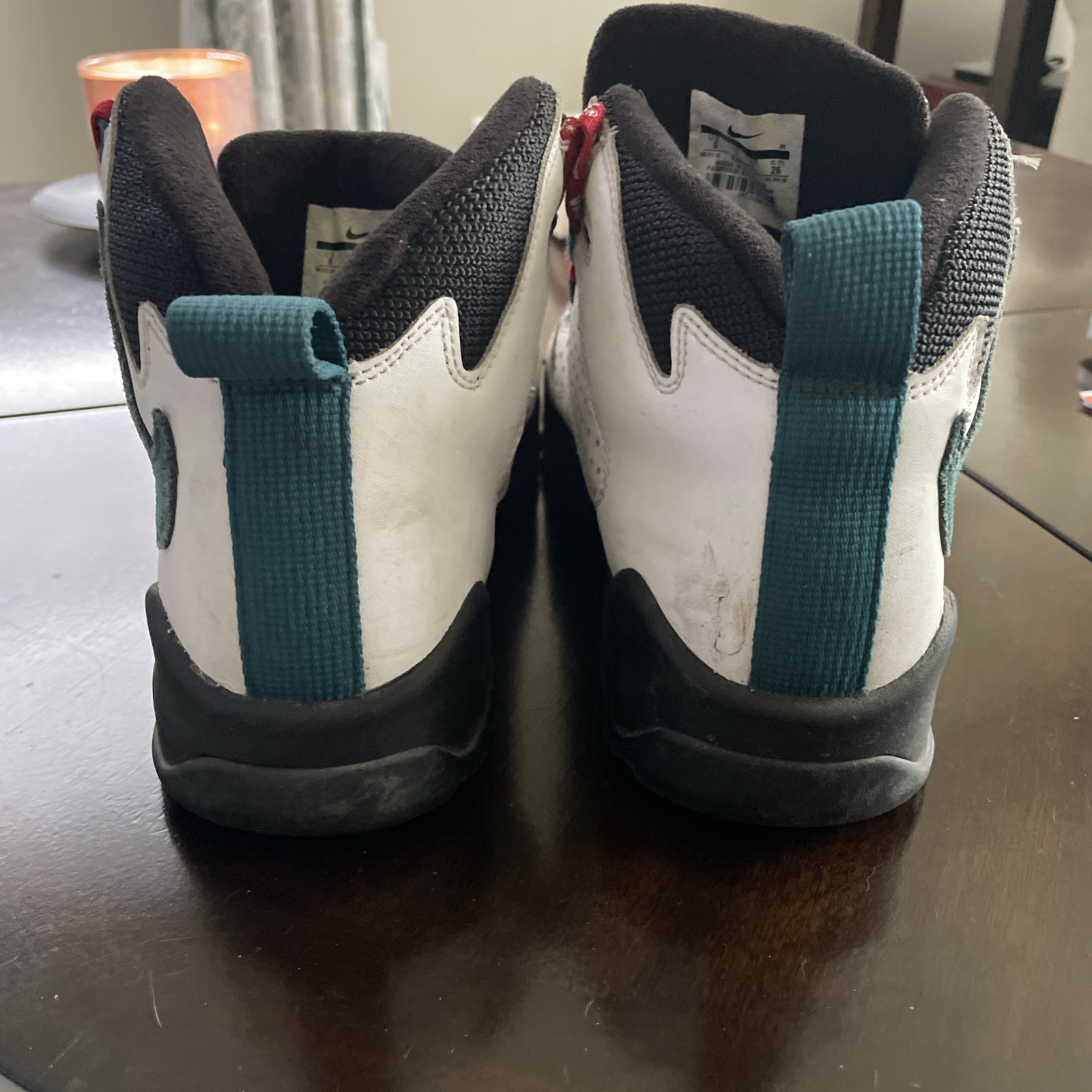 Nike Air Size 8 Men Mis Top Hiking Trail Boots White Blue AJ9710-100