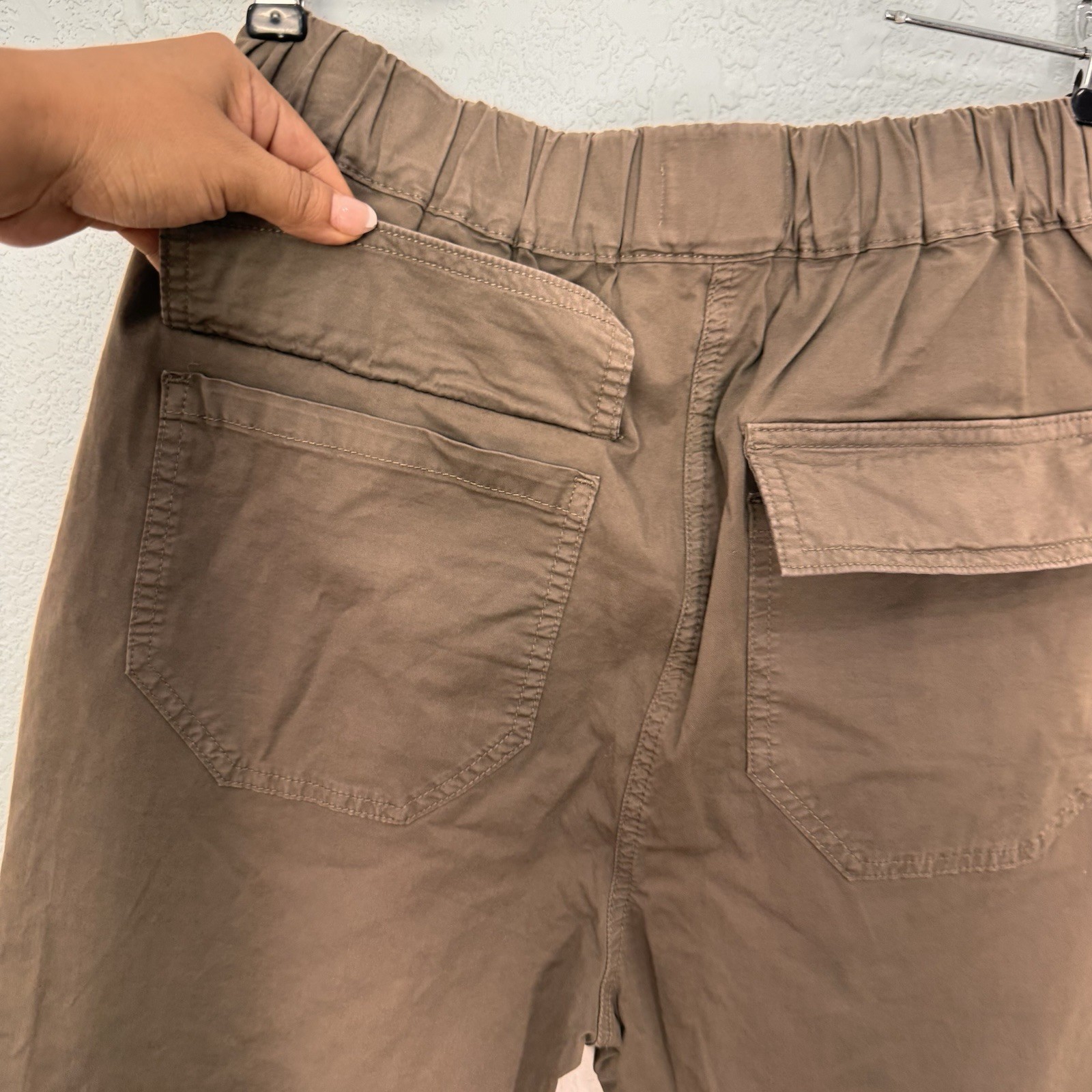 Pistola Gray In Style Straight Chinos Pants Women 2 Size XS Casual Relax Pull On