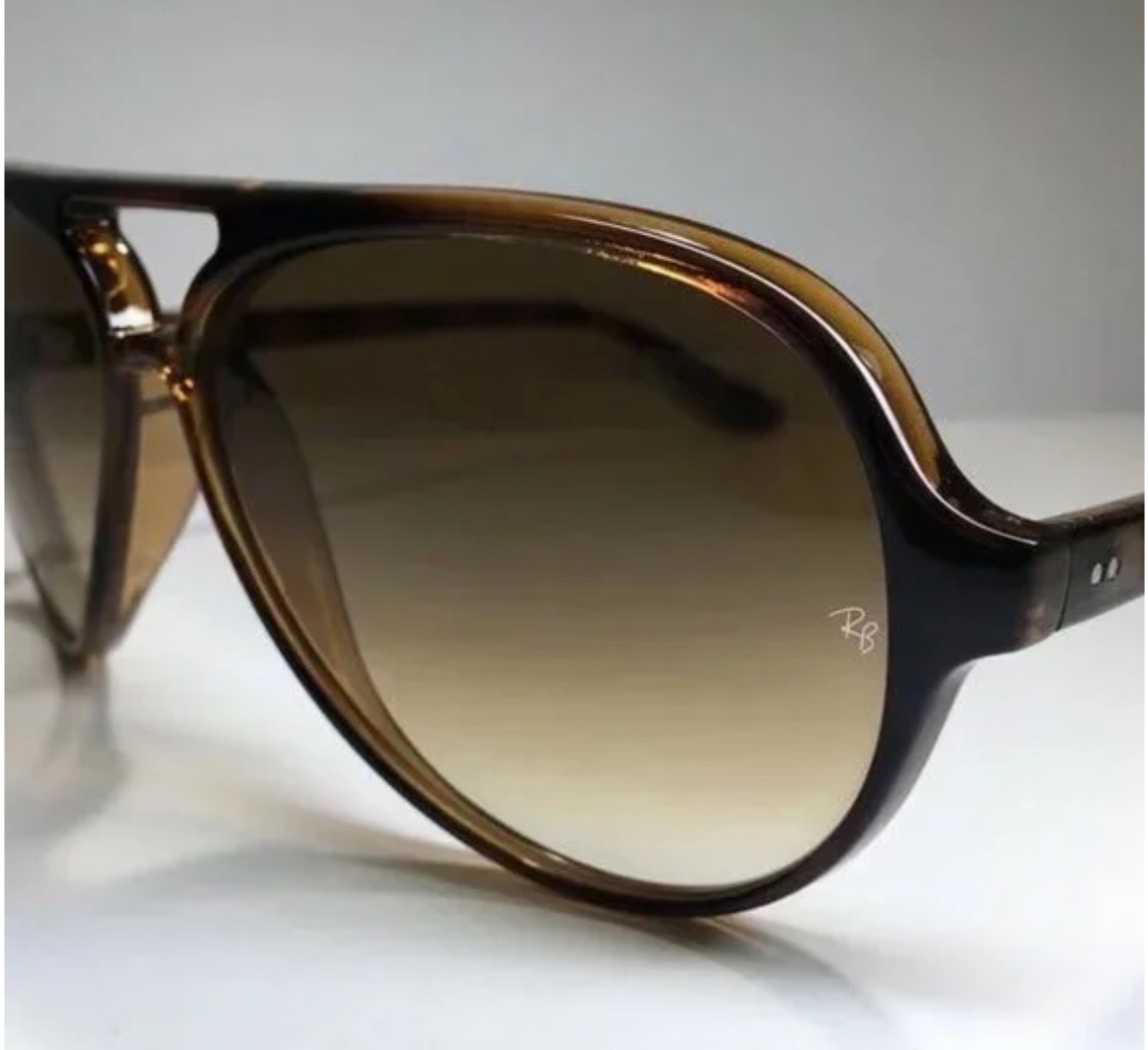 Ray-Ban Cats 5000 Classic RB4125 710/51 Havana Light Brown Gradient Sunglasses