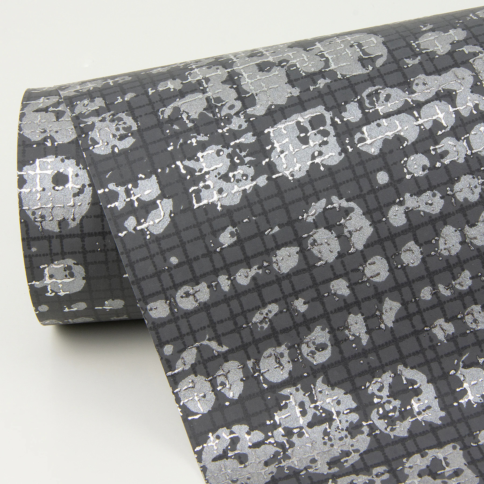 A-Street Prints Lustre 57.5-sq ft Silver Non-woven Textured Geometric 3D U|17305