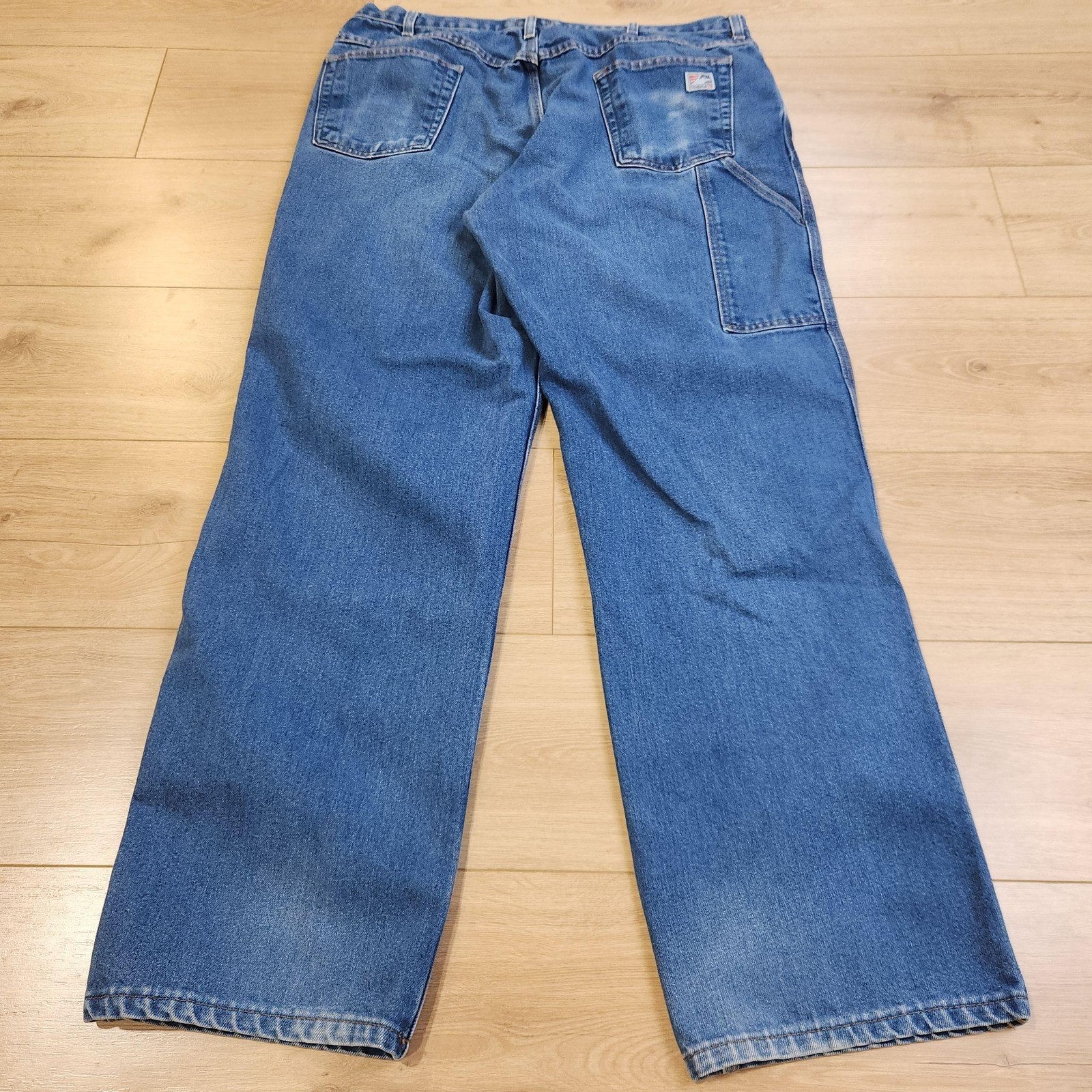 Tyndale FR Jeans Mens 40×34 Blue Medium Wash Relaxed Straight Denim F290T