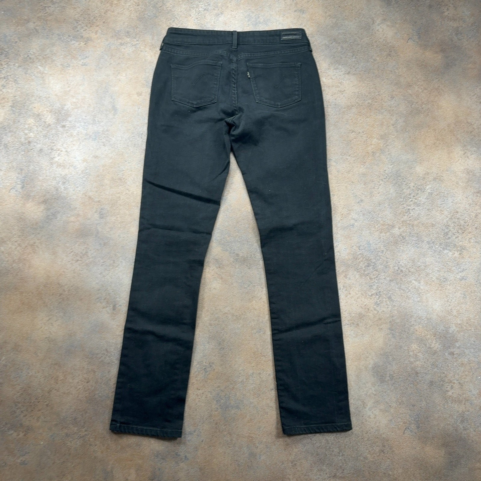LEVI’S Slight Curve Jeans Black Womens (28 Inch Waist) (31 Inch Leg) Slim Fit