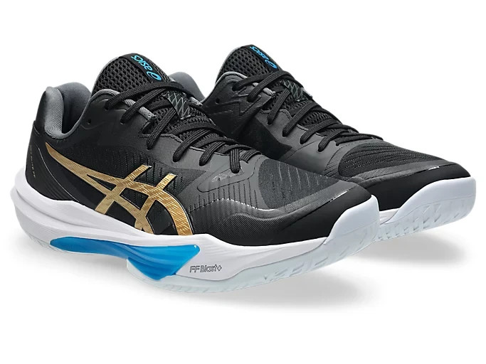 ASICS SKY ELITE FF 3 1051A092 002 Black Pure Gold Indoor Sports Shoes
