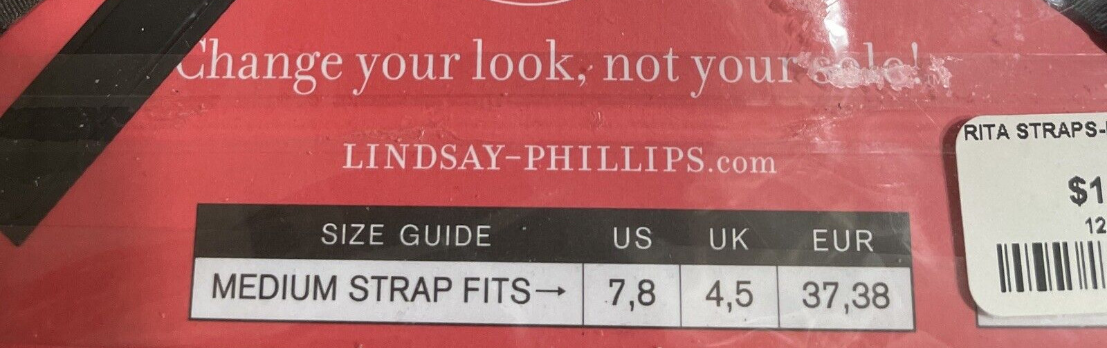 SWITCH FLOPS Lindsay Phillips Interchangeable Shoe Straps Med SEE CHART